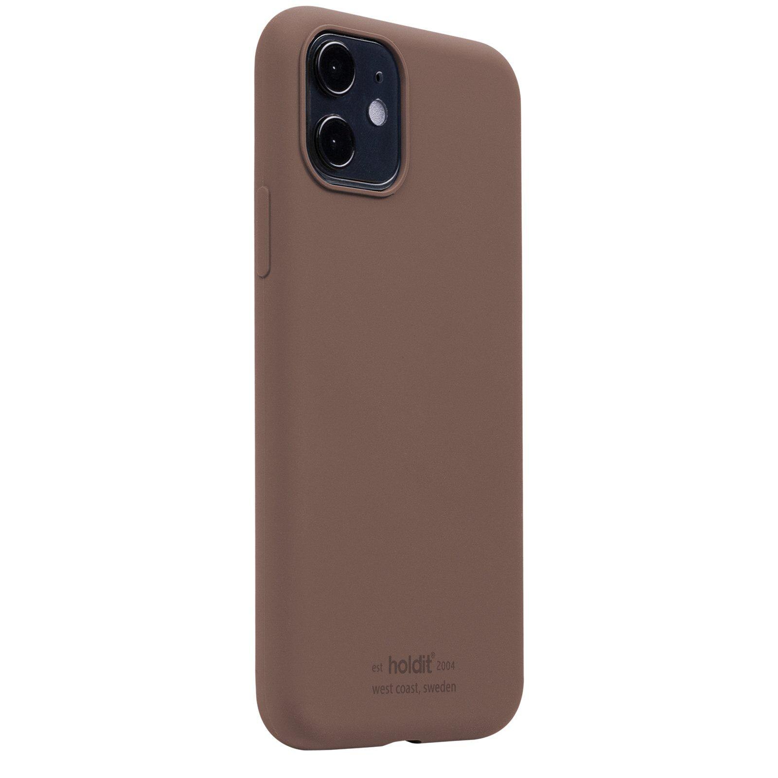 Funda de silicona para iPhone 11 Marrón