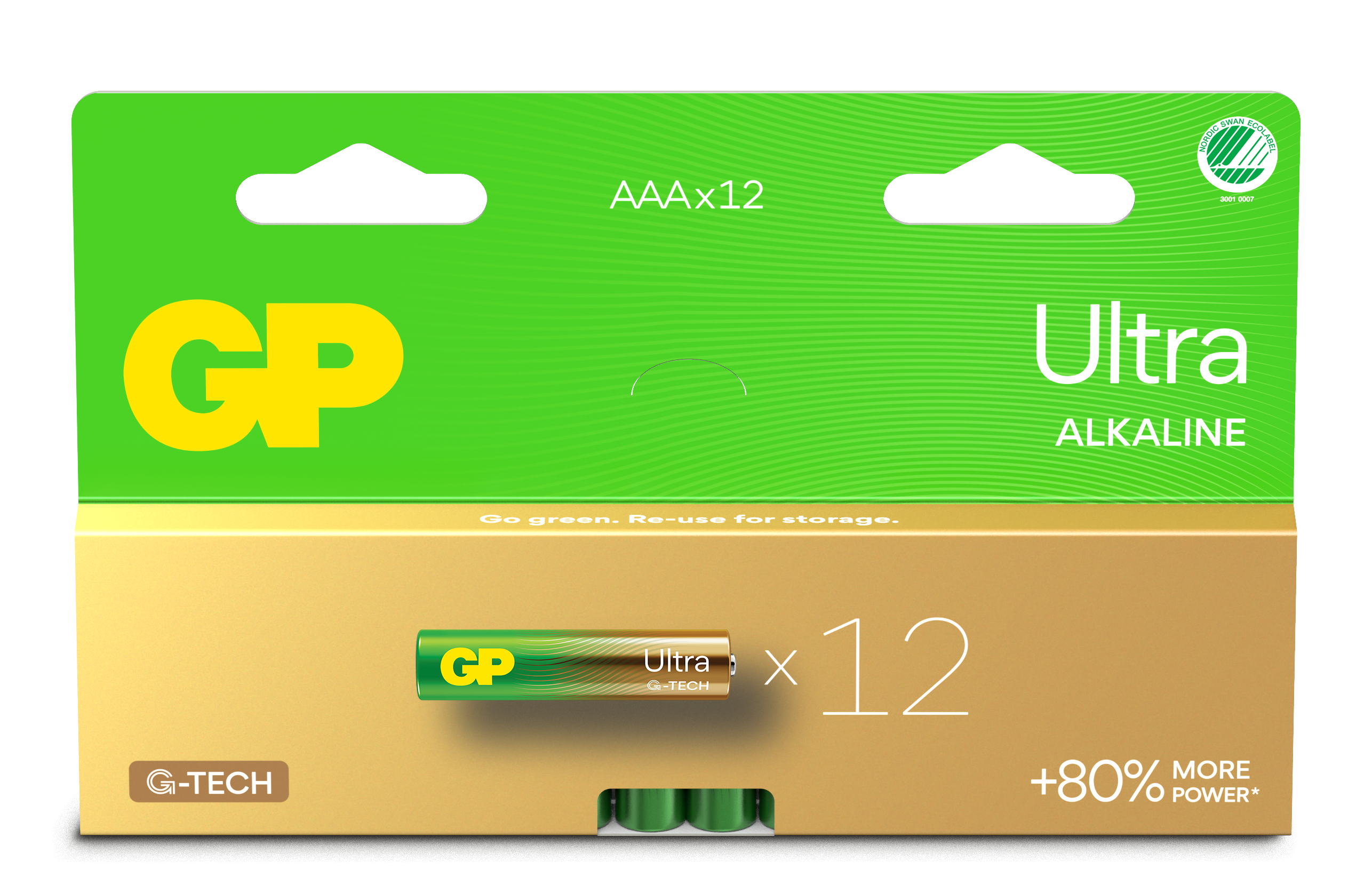 Pila alcalina AAA Ultra 24AU/LR03  (12 piezas)