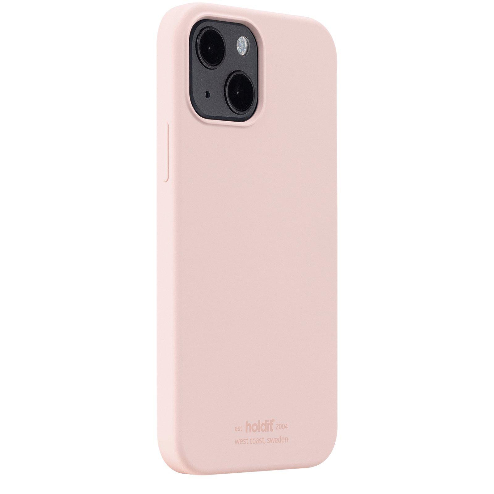 Funda de silicona iPhone 13 Mini Blush Pink