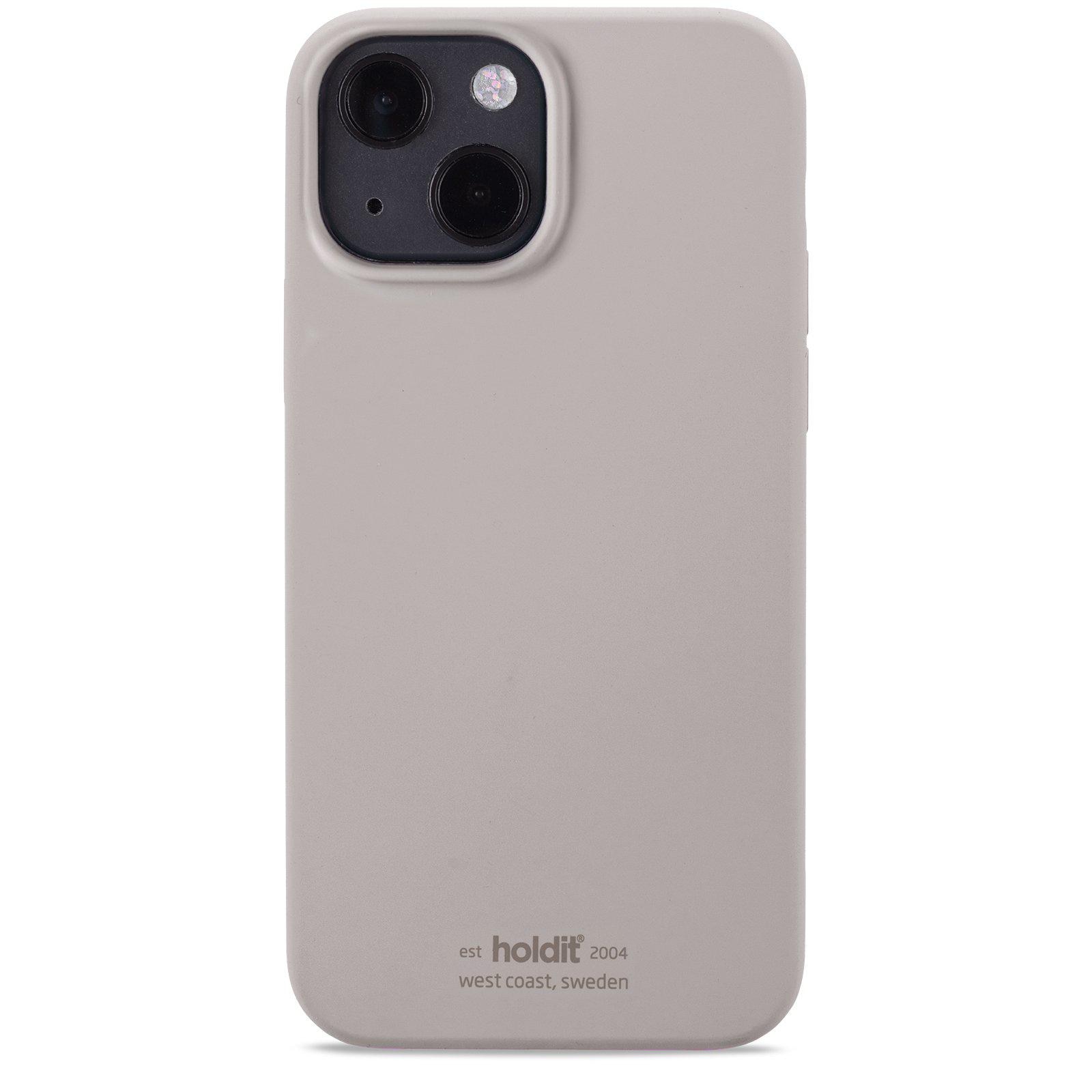 Funda de silicona iPhone 13 Mini Taupe