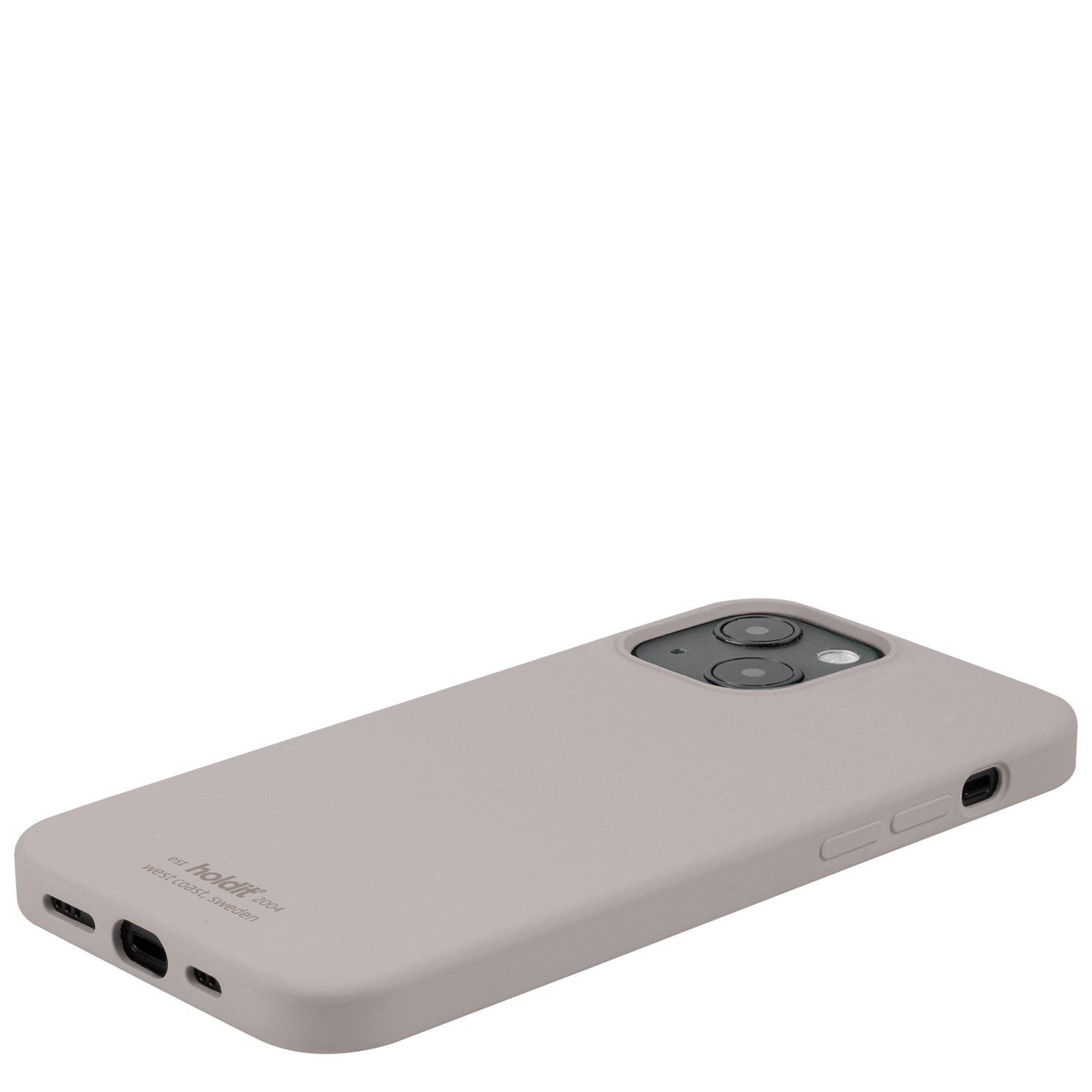 Funda de silicona iPhone 14 Plus Taupe