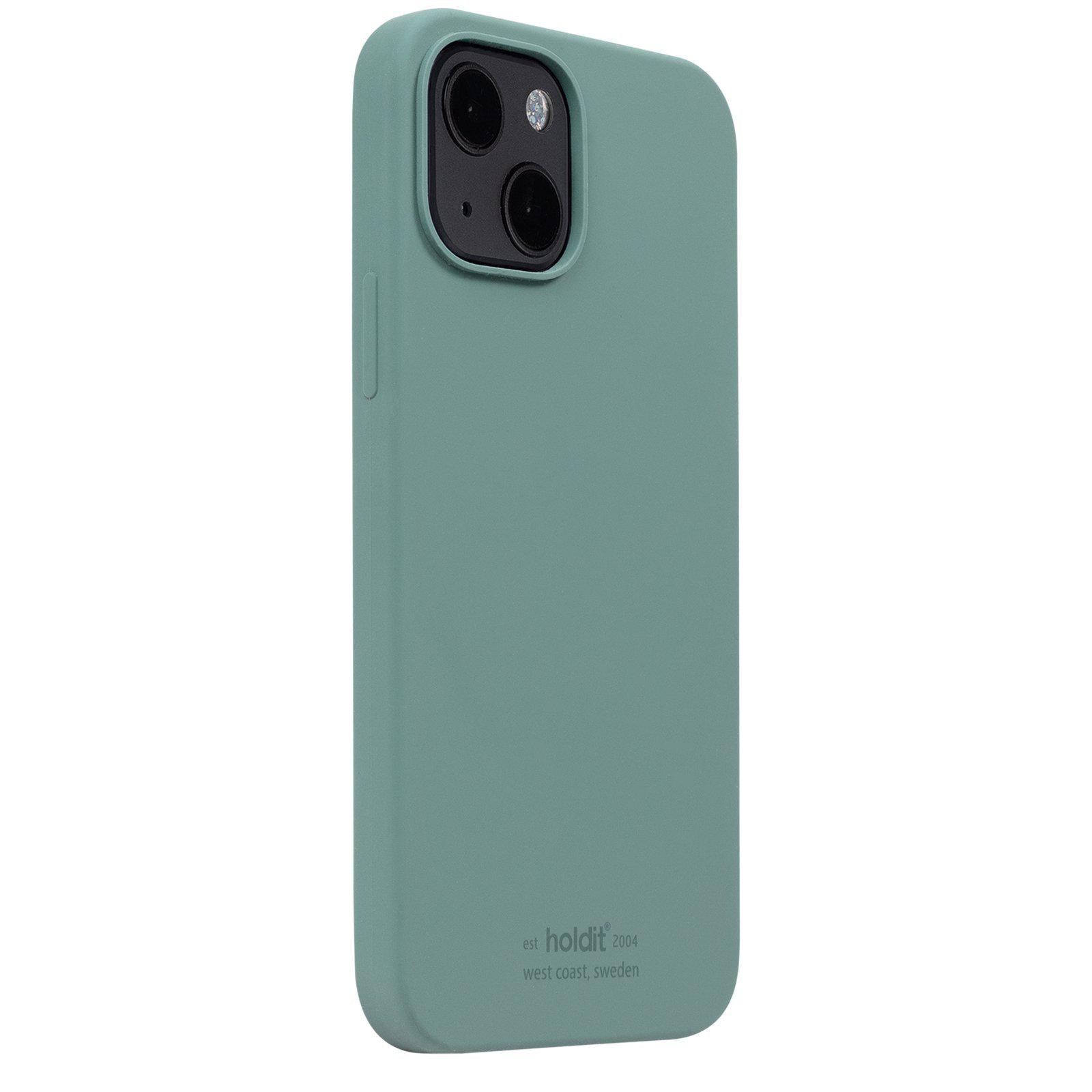 Funda de silicona iPhone 14 Moss Green