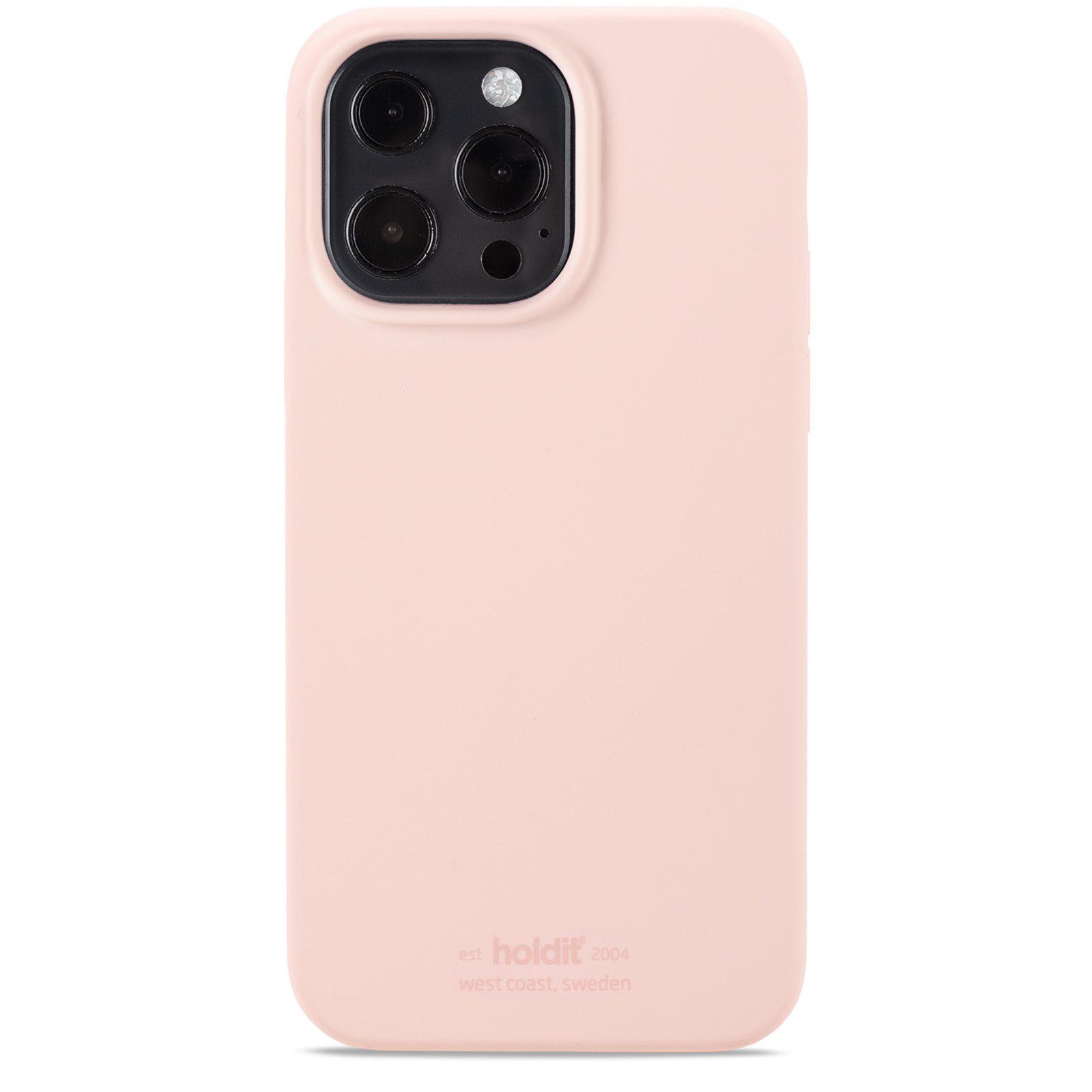 Funda de silicona para iPhone 13 Pro Max Blush Pink