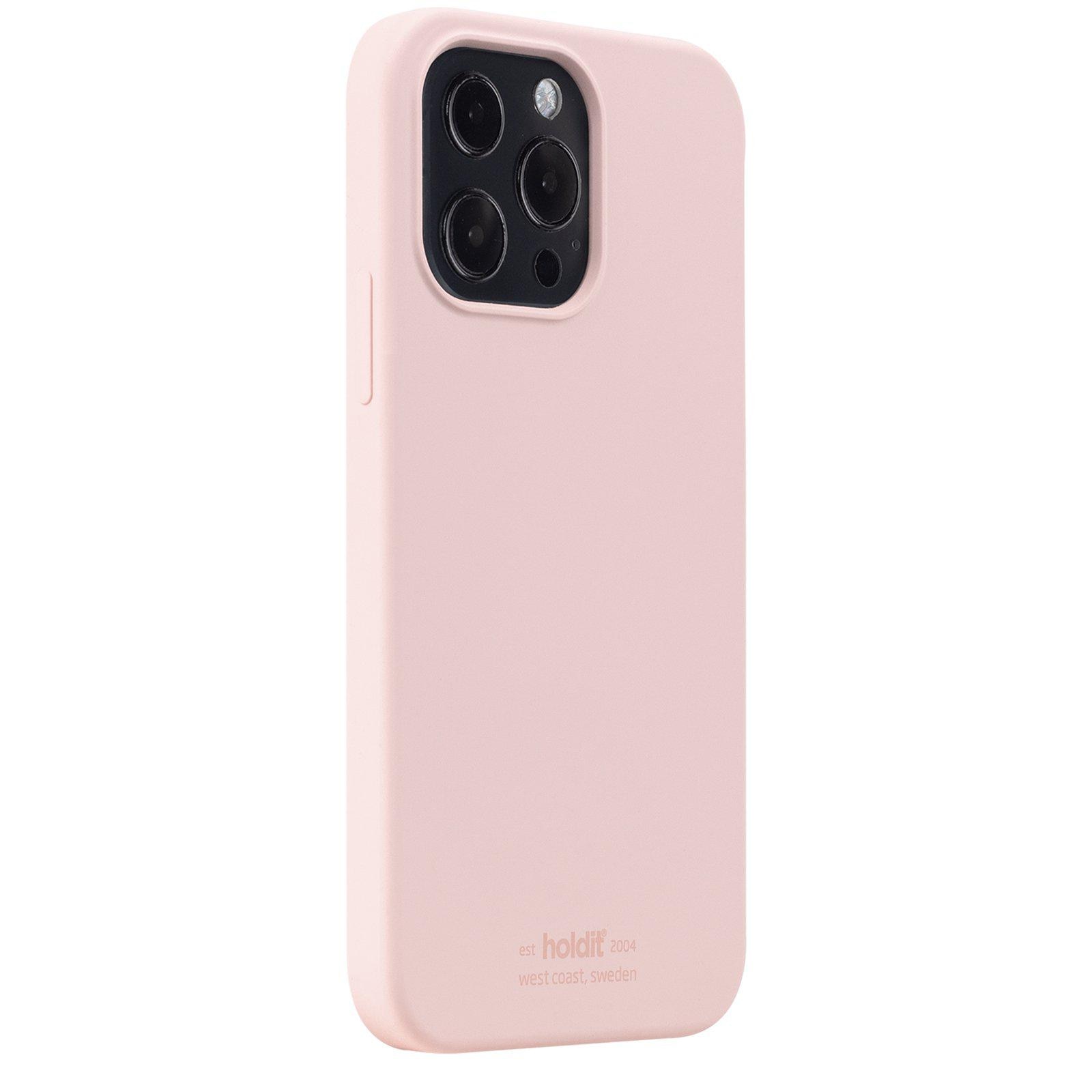Funda de silicona para iPhone 13 Pro Max Blush Pink