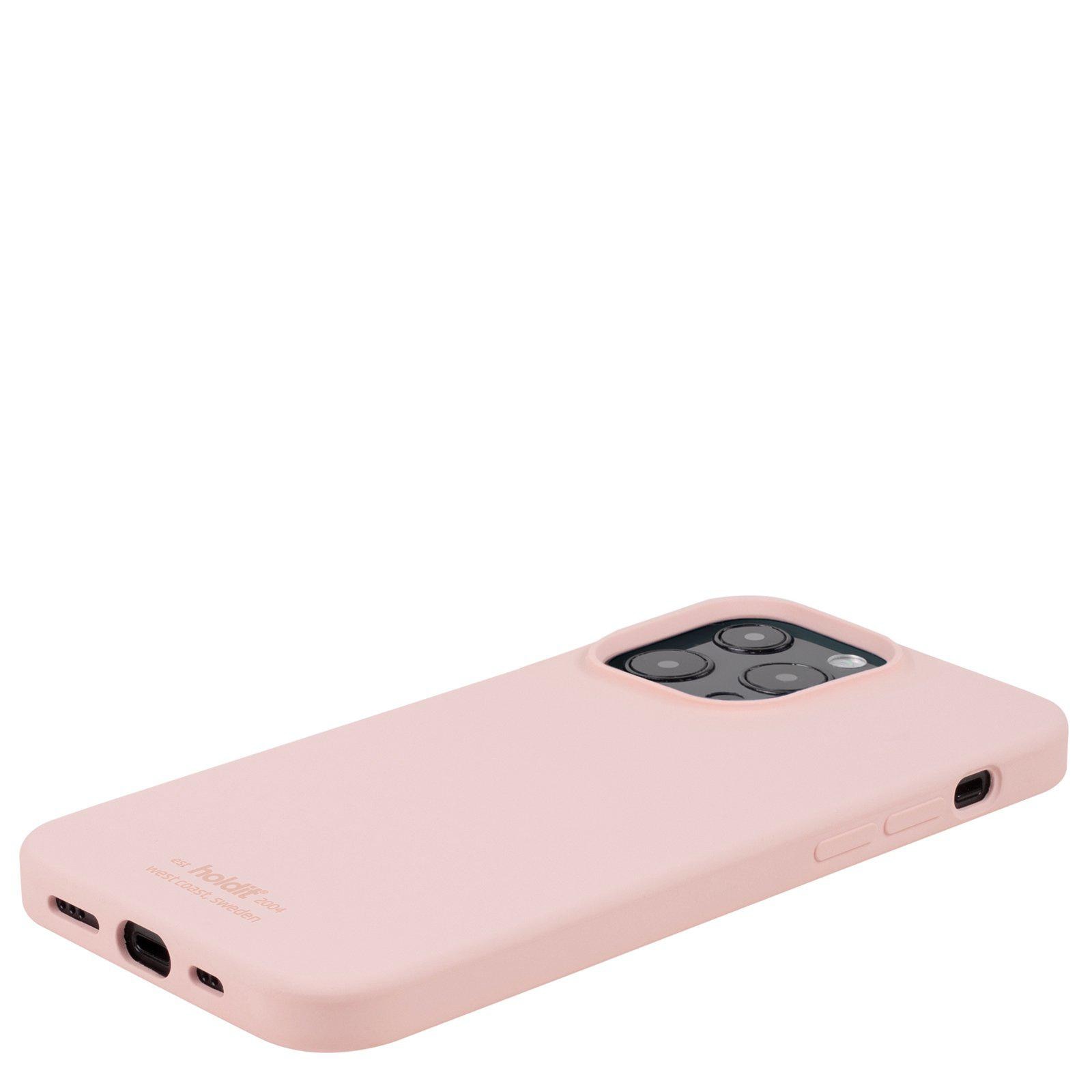 Funda de silicona para iPhone 13 Pro Max Blush Pink