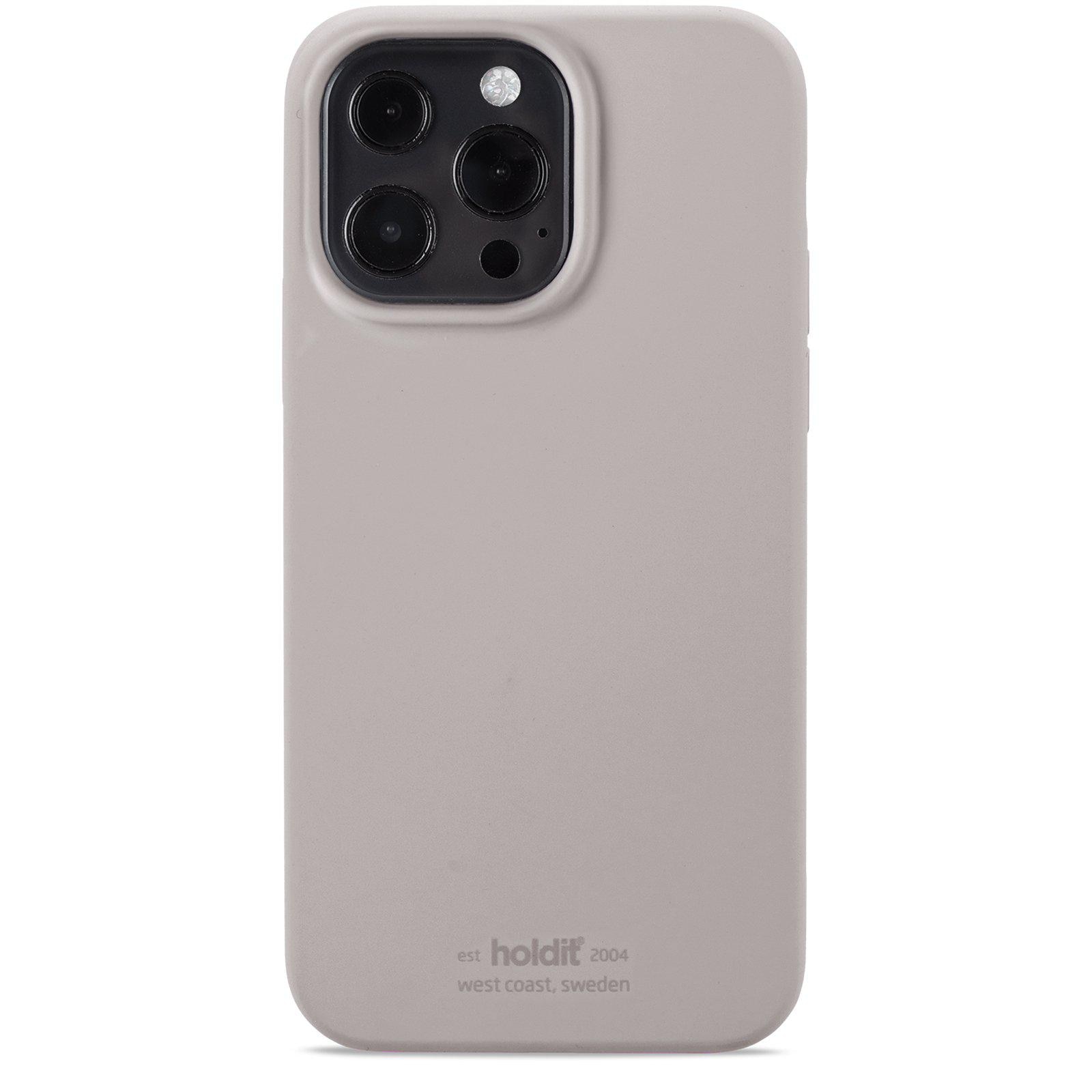 Funda de silicona iPhone 13 Pro Max Taupe