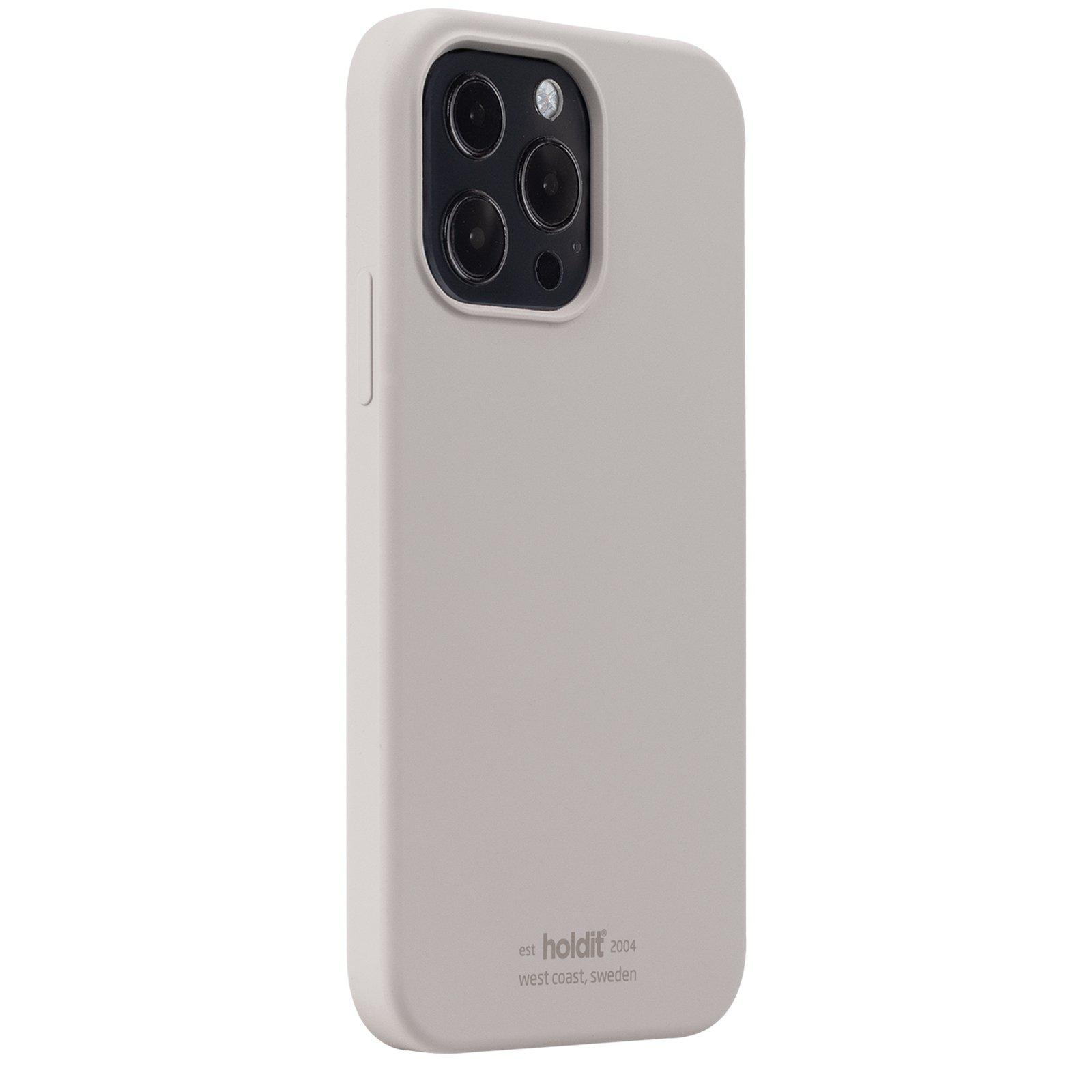 Funda de silicona iPhone 13 Pro Taupe