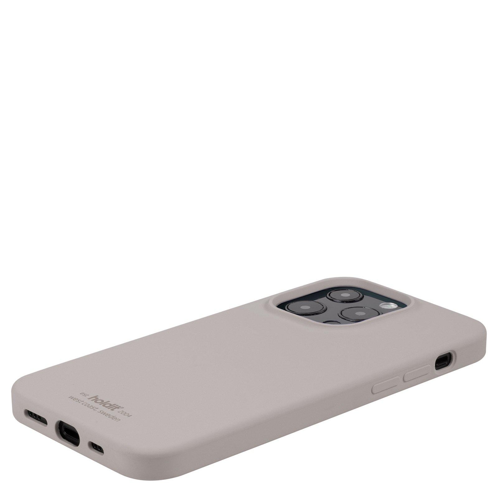 Funda de silicona para iPhone 13 Pro Max Taupe