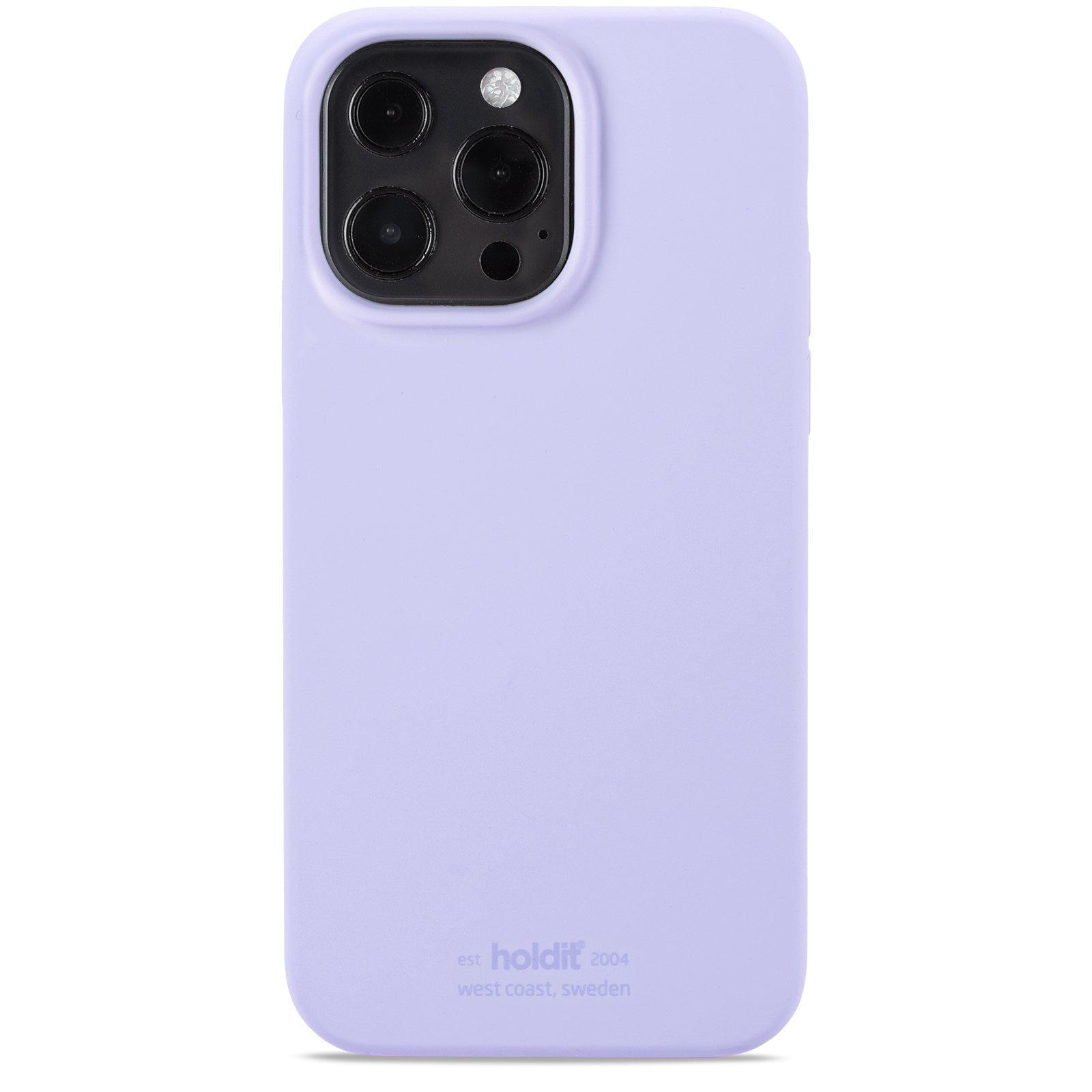 Funda de silicona iPhone 13 Pro Lavanda