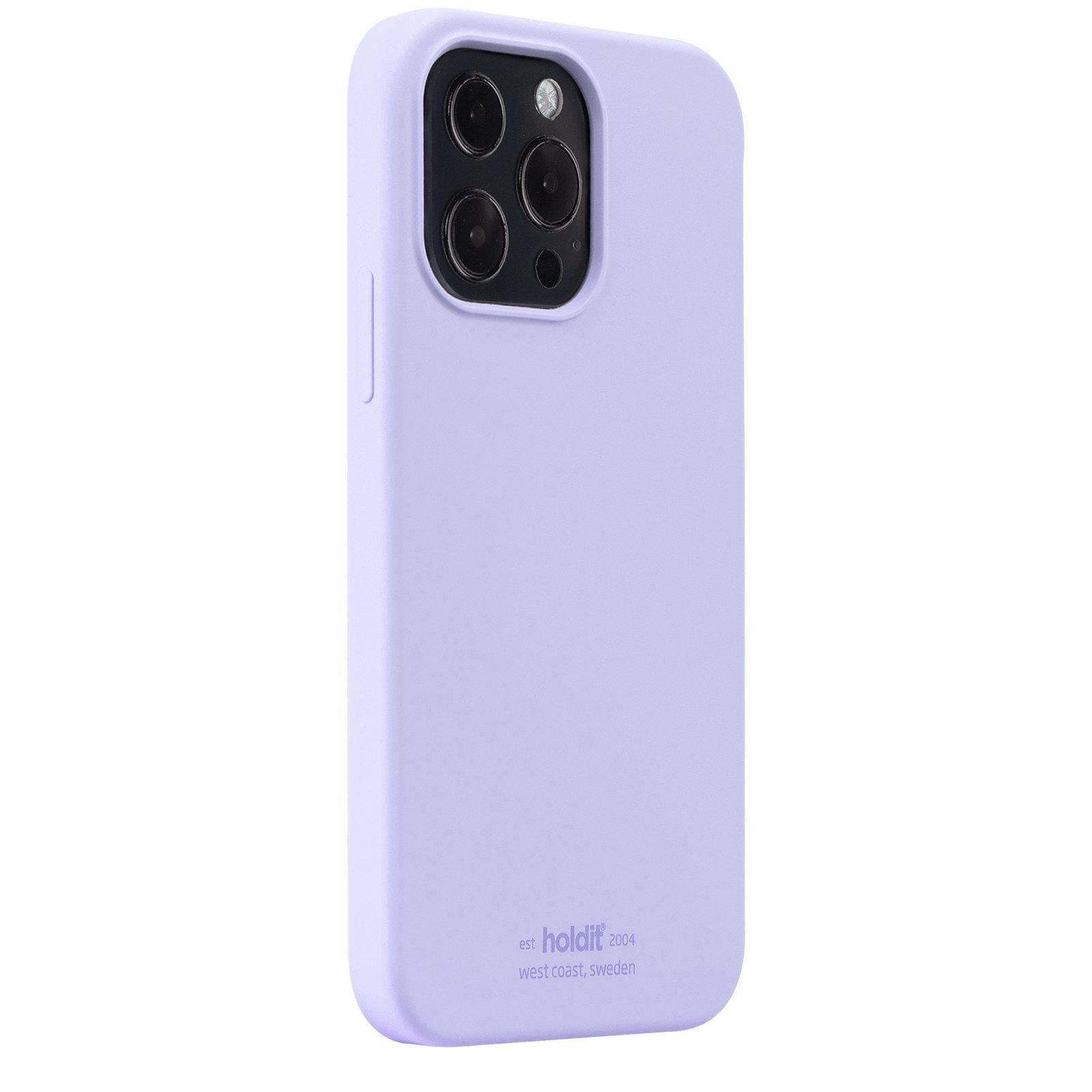 Funda de silicona iPhone 13 Pro Max Lavanda