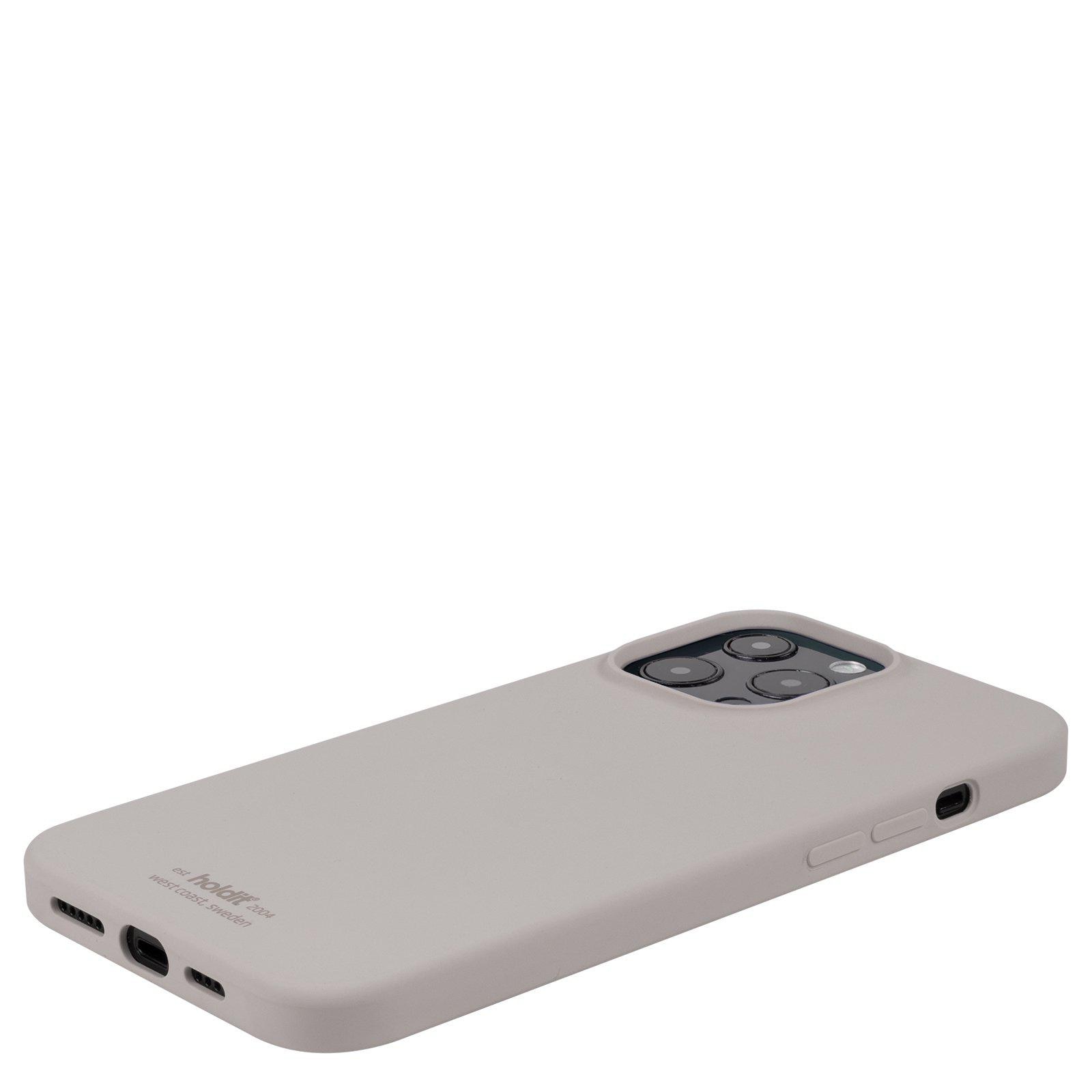 Funda de silicona para iPhone 14 Pro Taupe