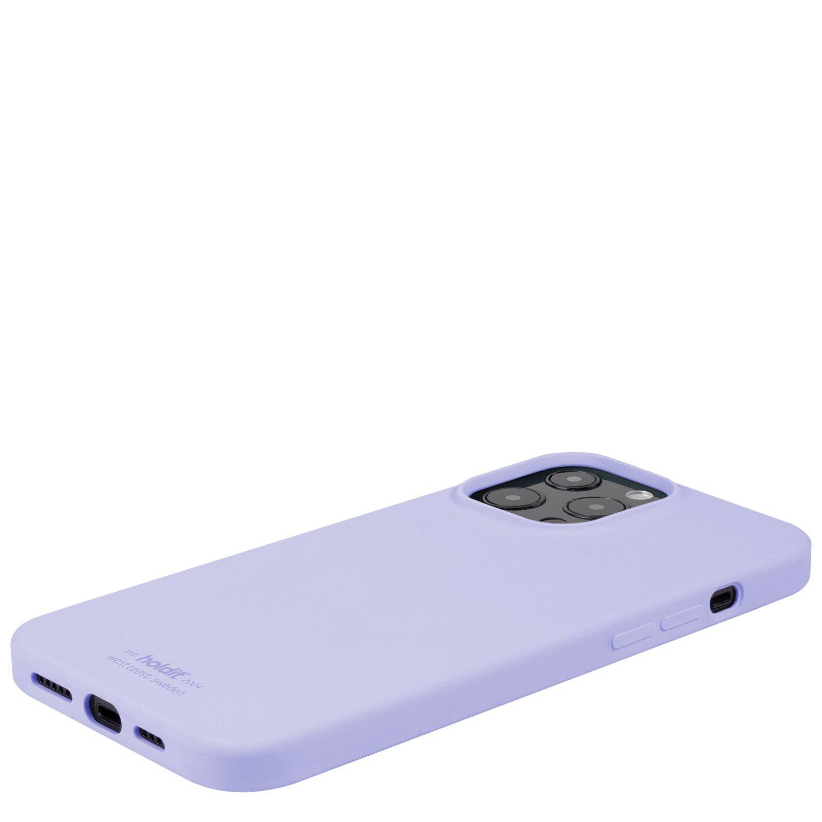 Funda de silicona para iPhone 14 Pro Max Púrpura