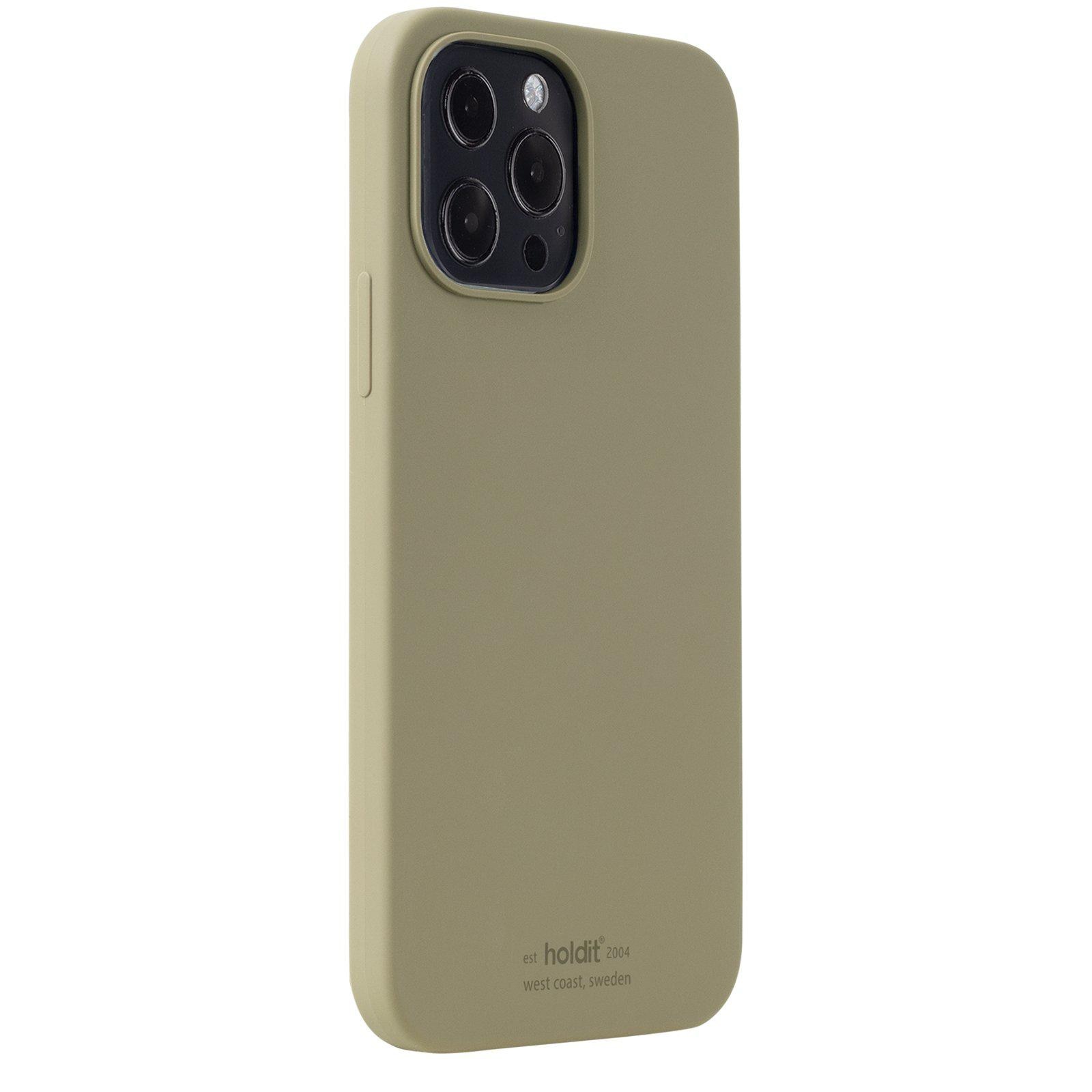 Funda de silicona para Apple iPhone 13 Pro Max Verde