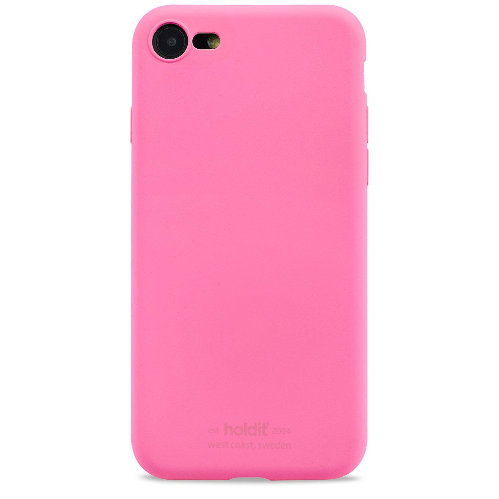 Funda de silicona iPhone 7/8/SE Bright Pink