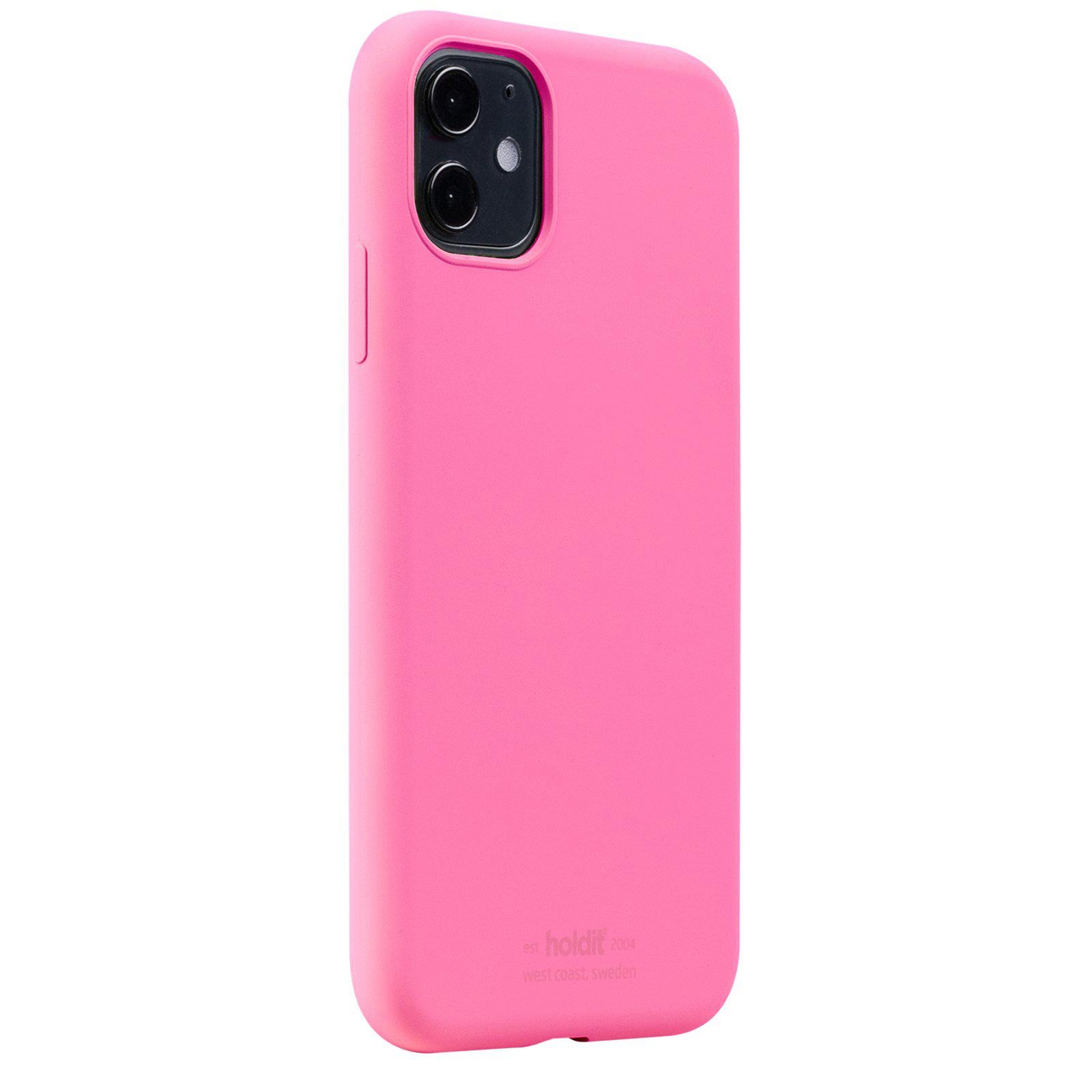 Funda de silicona para iPhone 11 Bright Pink