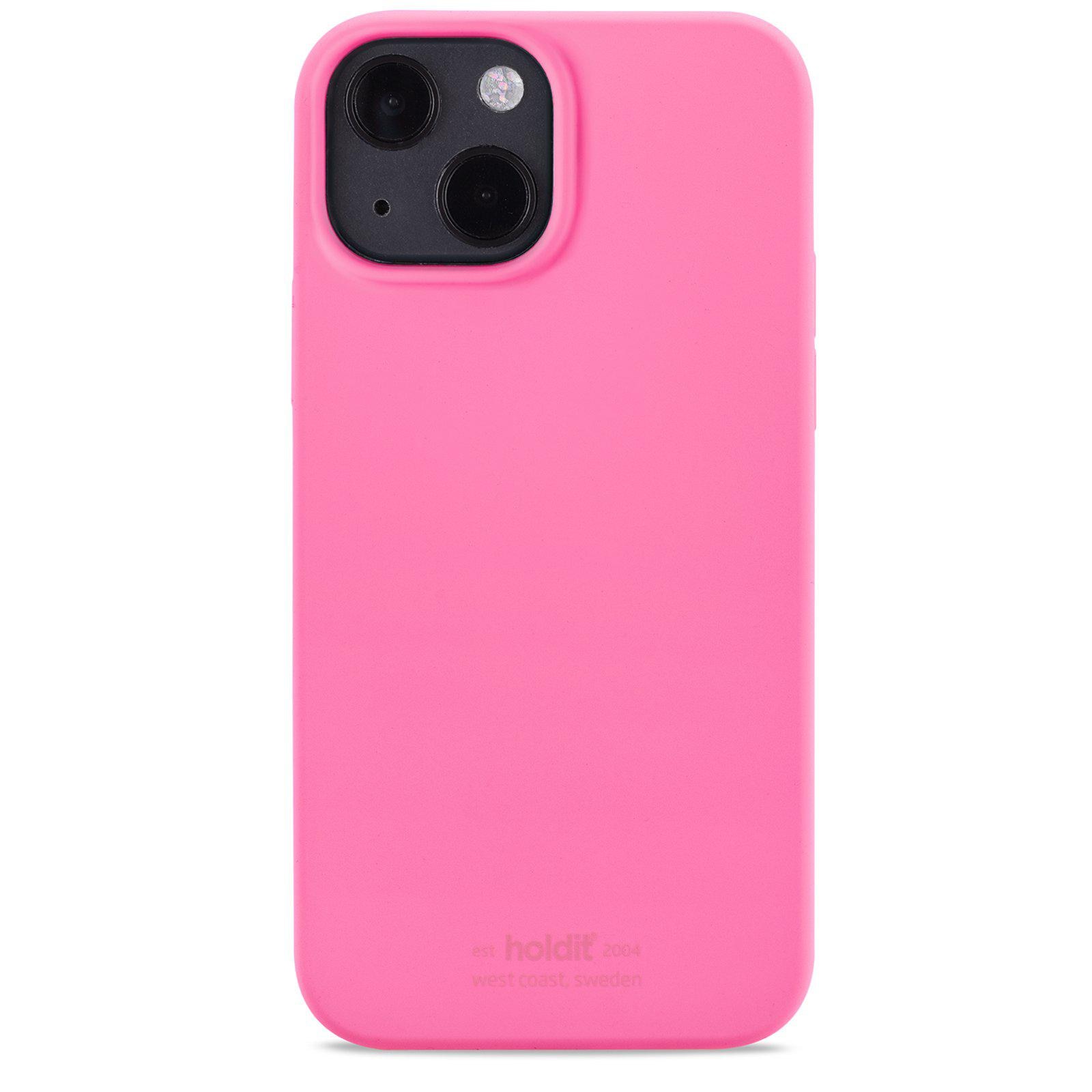 Funda de silicona iPhone 13 Bright Pink