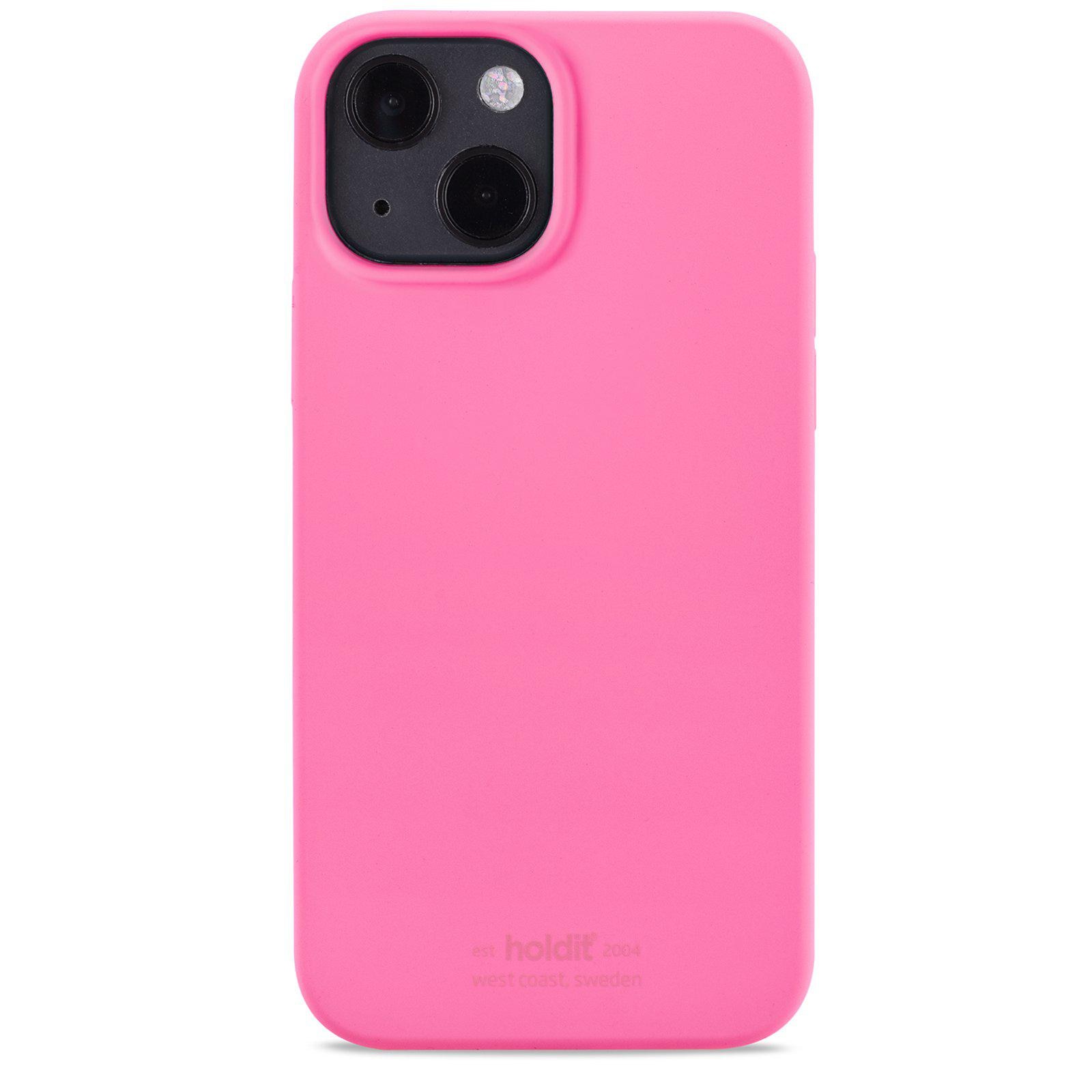 Funda de silicona para iPhone 14 Plus Bright Pink