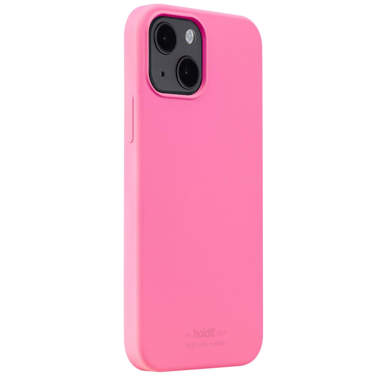 Funda de silicona para iPhone 14 Plus Bright Pink