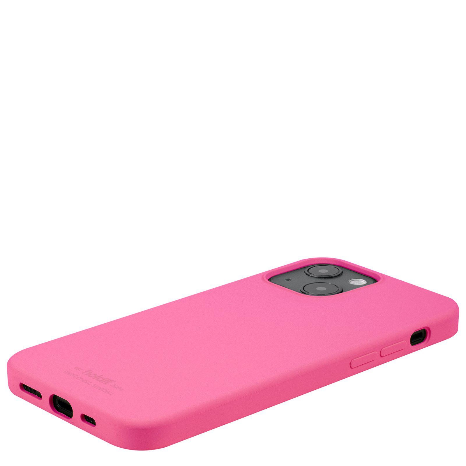 Funda de silicona para iPhone 14 Plus Bright Pink