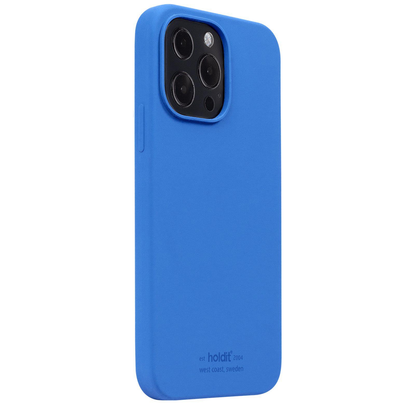Funda de silicona para Apple iPhone 13 Pro Azul