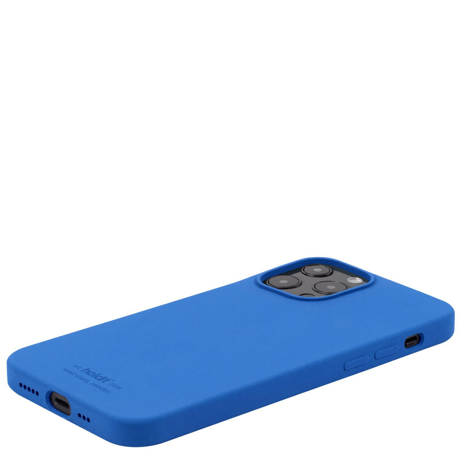 Funda de silicona para Apple iPhone 13 Pro Azul
