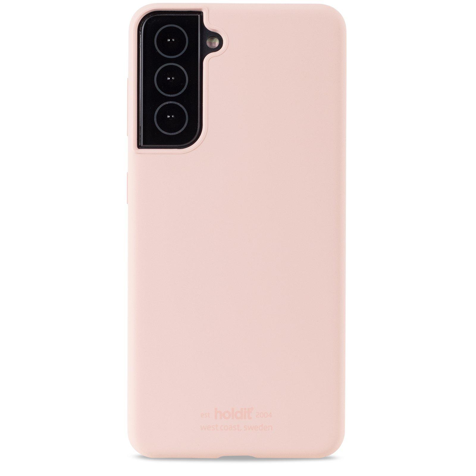 Funda de silicona para Samsung Galaxy S22 Rosa