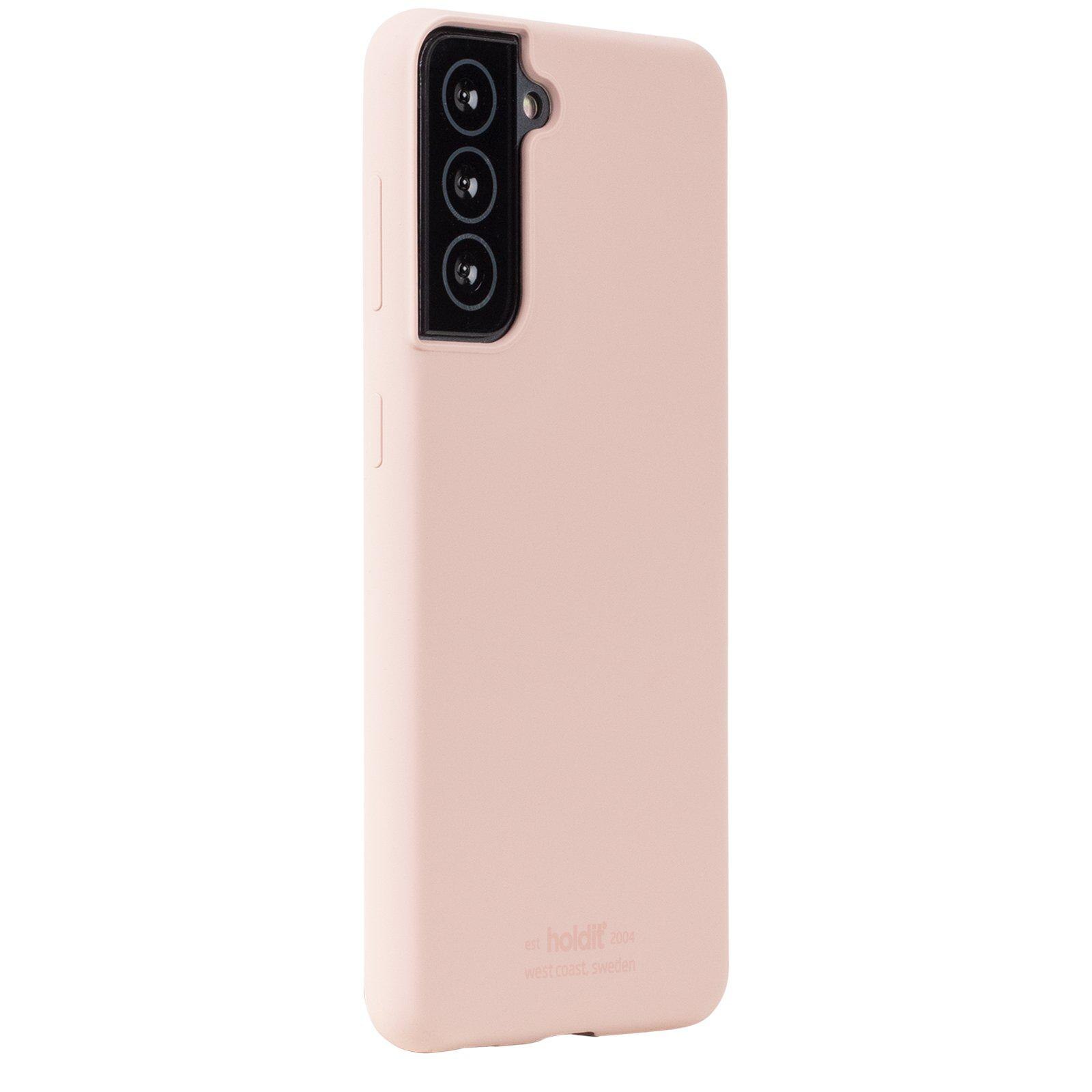 Funda de silicona para Samsung Galaxy S22 Rosa