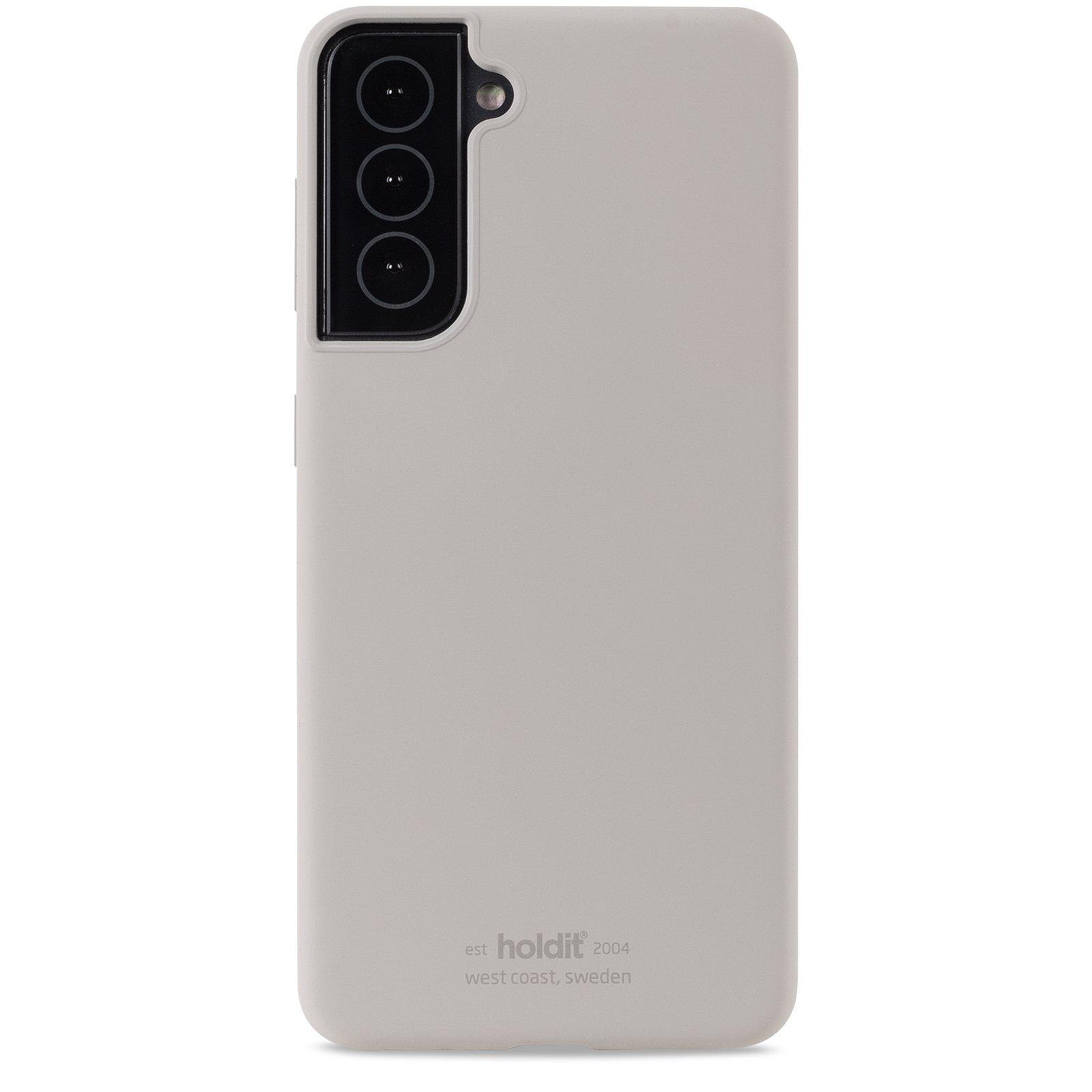Funda de silicona para Samsung Galaxy S22 Gris