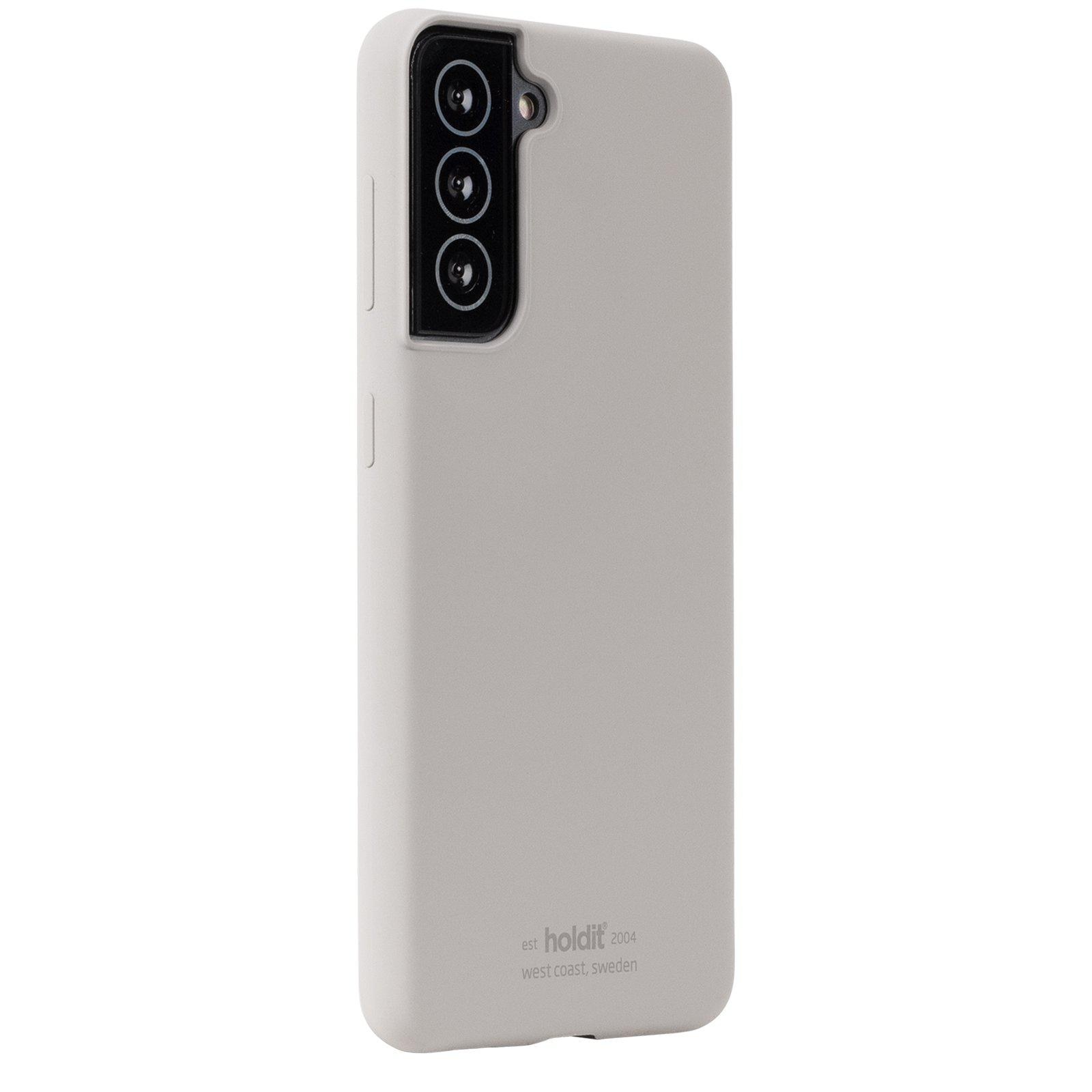 Funda de silicona para Samsung Galaxy S22 Gris