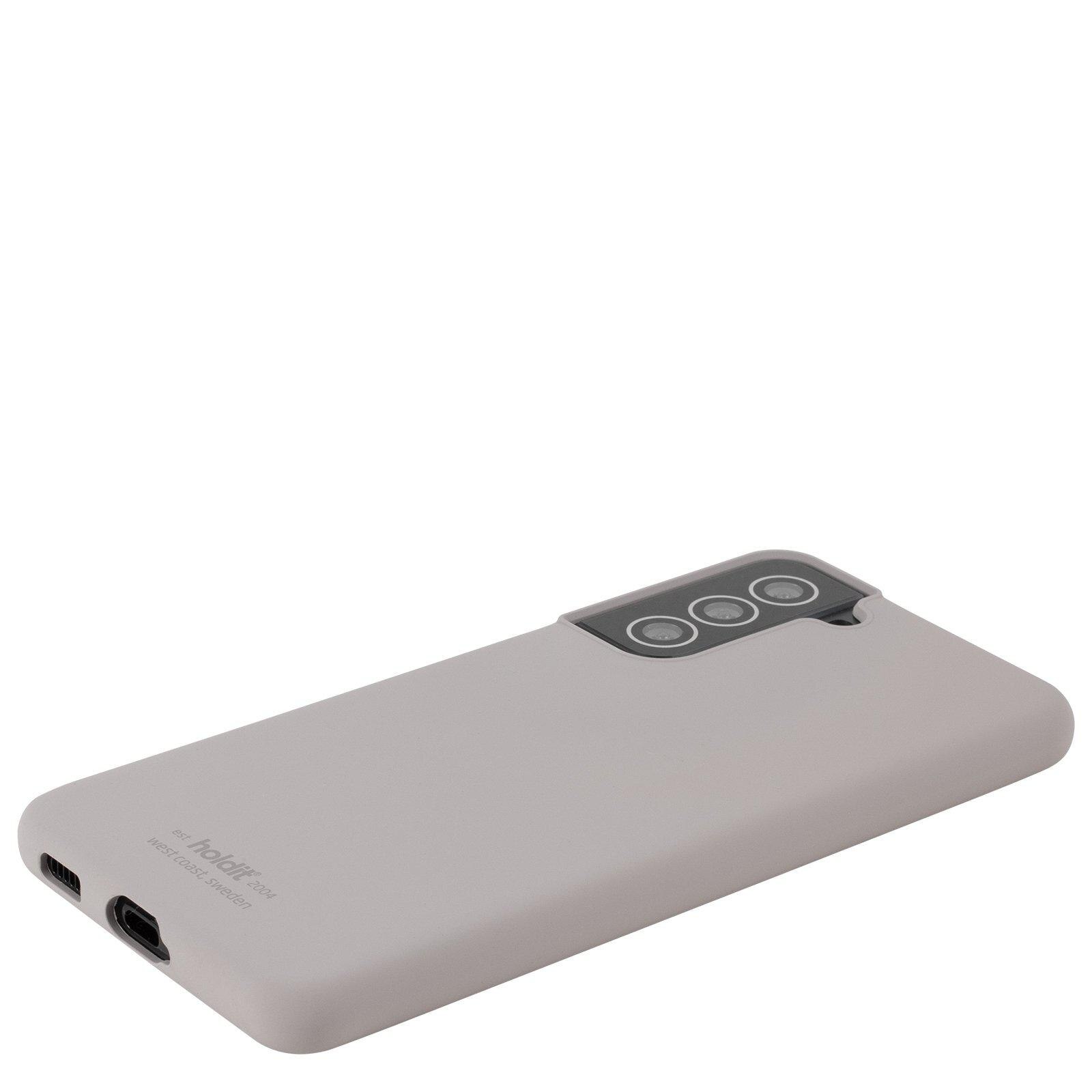 Funda de silicona para Samsung Galaxy S22 Gris