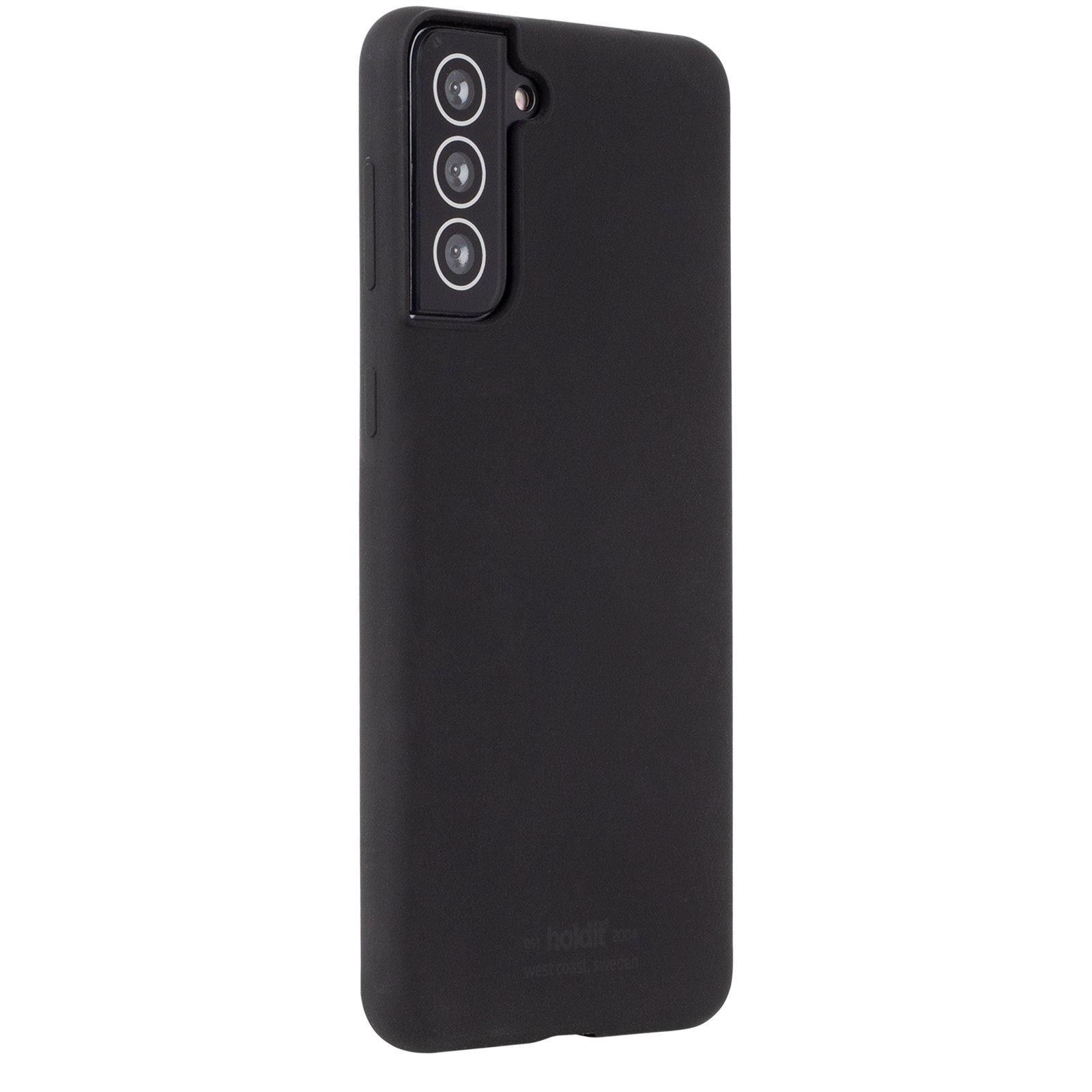 Funda de silicona para Samsung Galaxy S22 Plus Negro