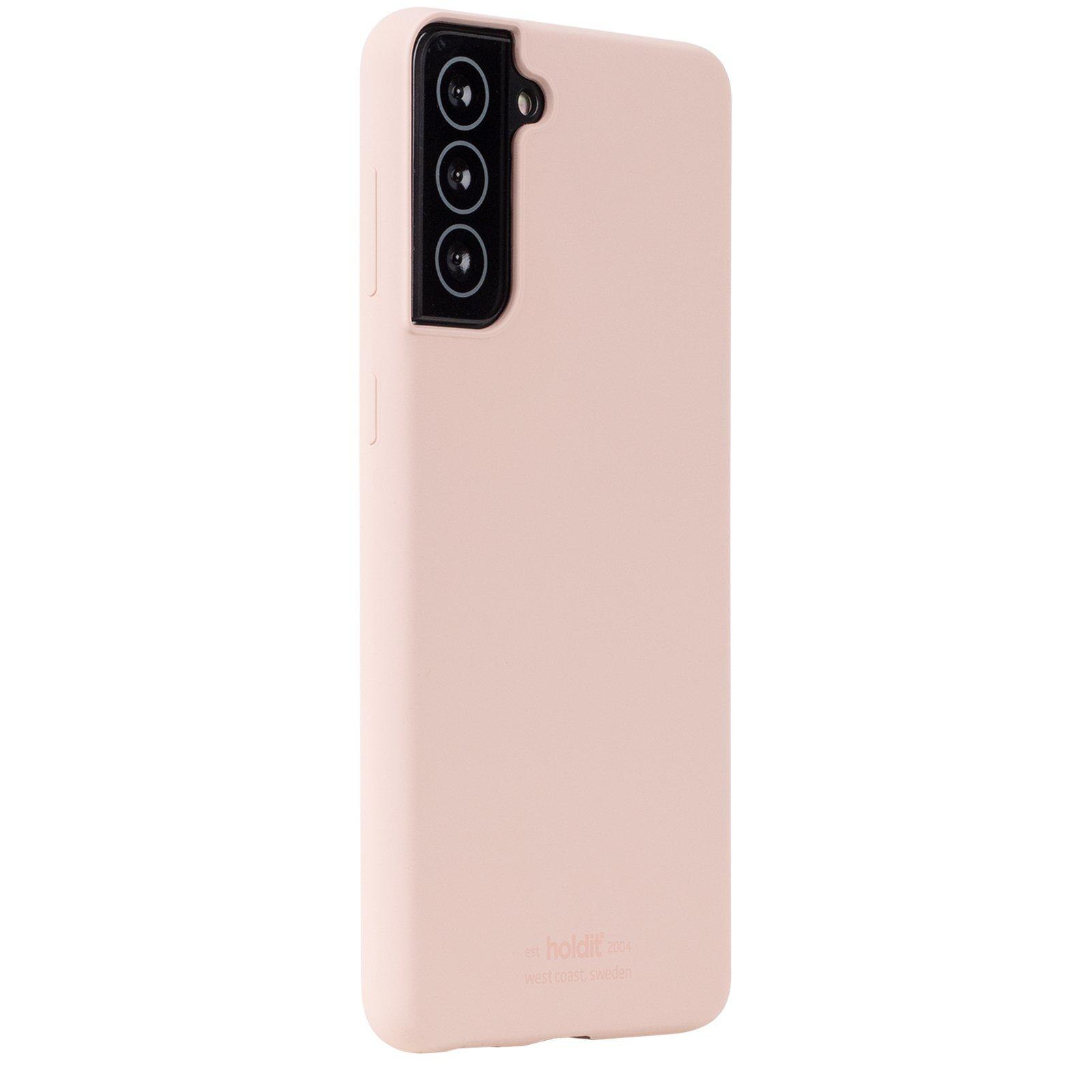 Funda de silicona Samsung Galaxy S22 Plus Blush Pink