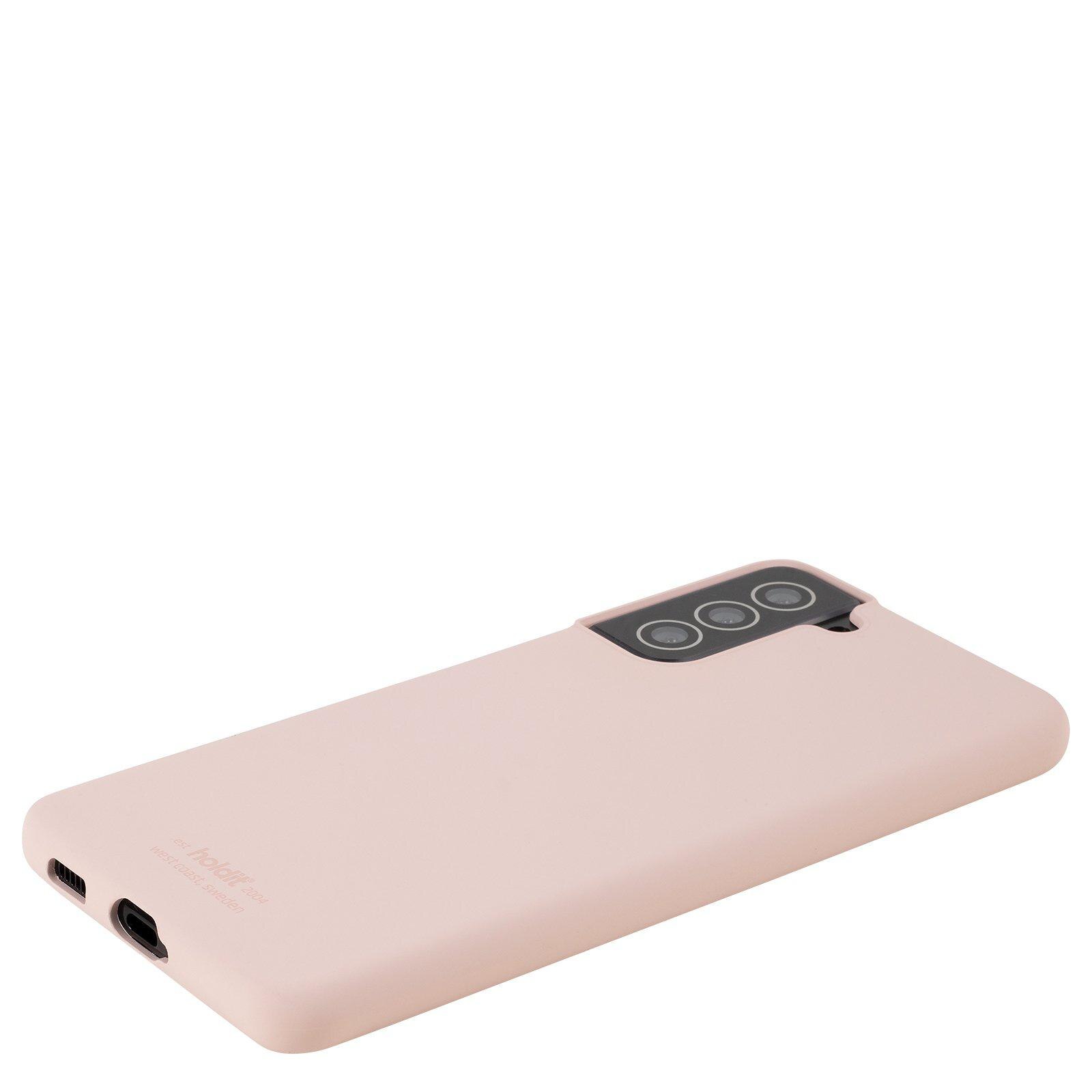 Funda de silicona para Samsung Galaxy S22 Plus Rosa