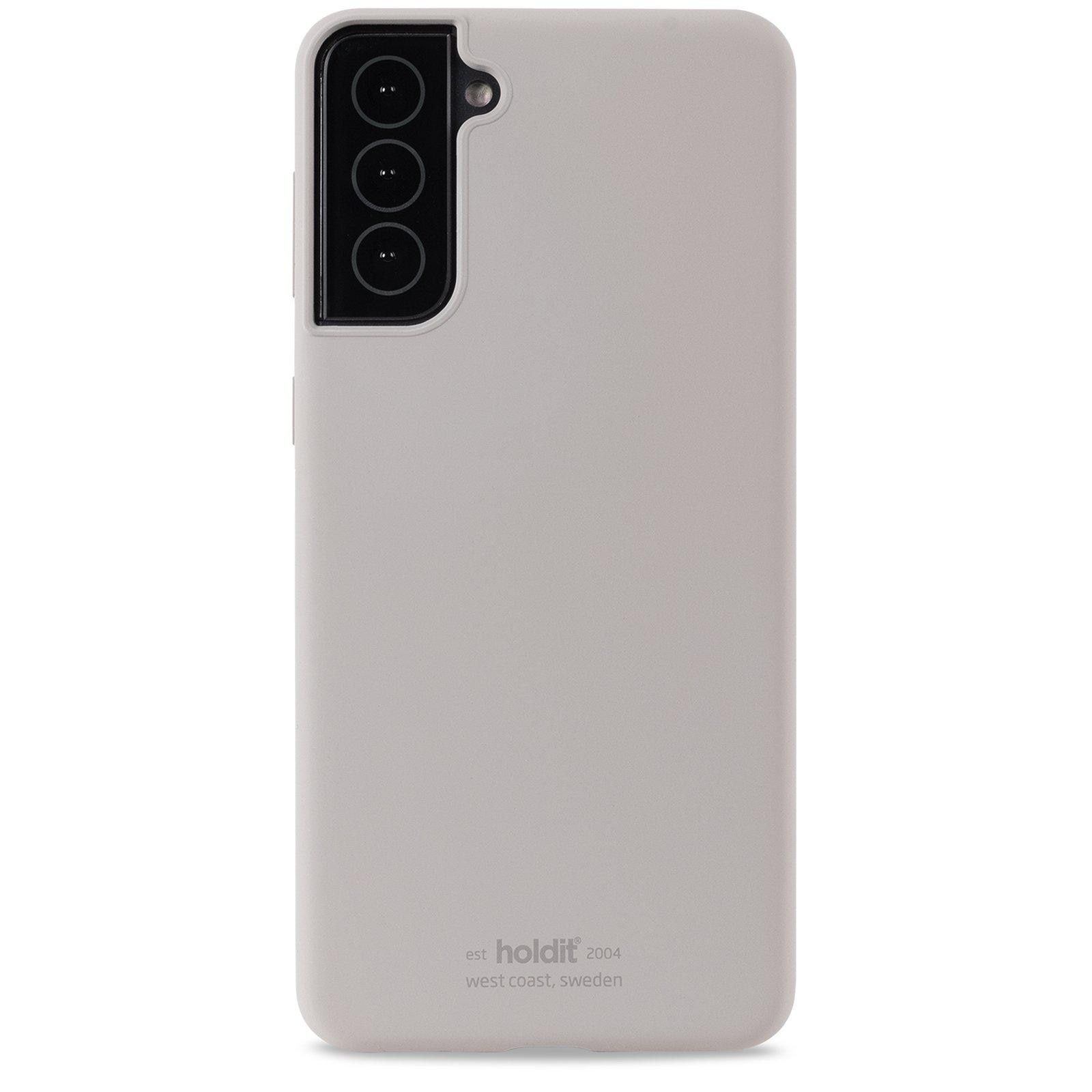 Funda de silicona para Samsung Galaxy S22 Plus Gris
