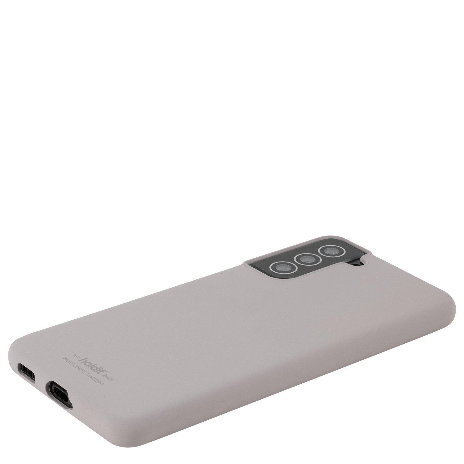 Funda de silicona para Samsung Galaxy S22 Plus Gris