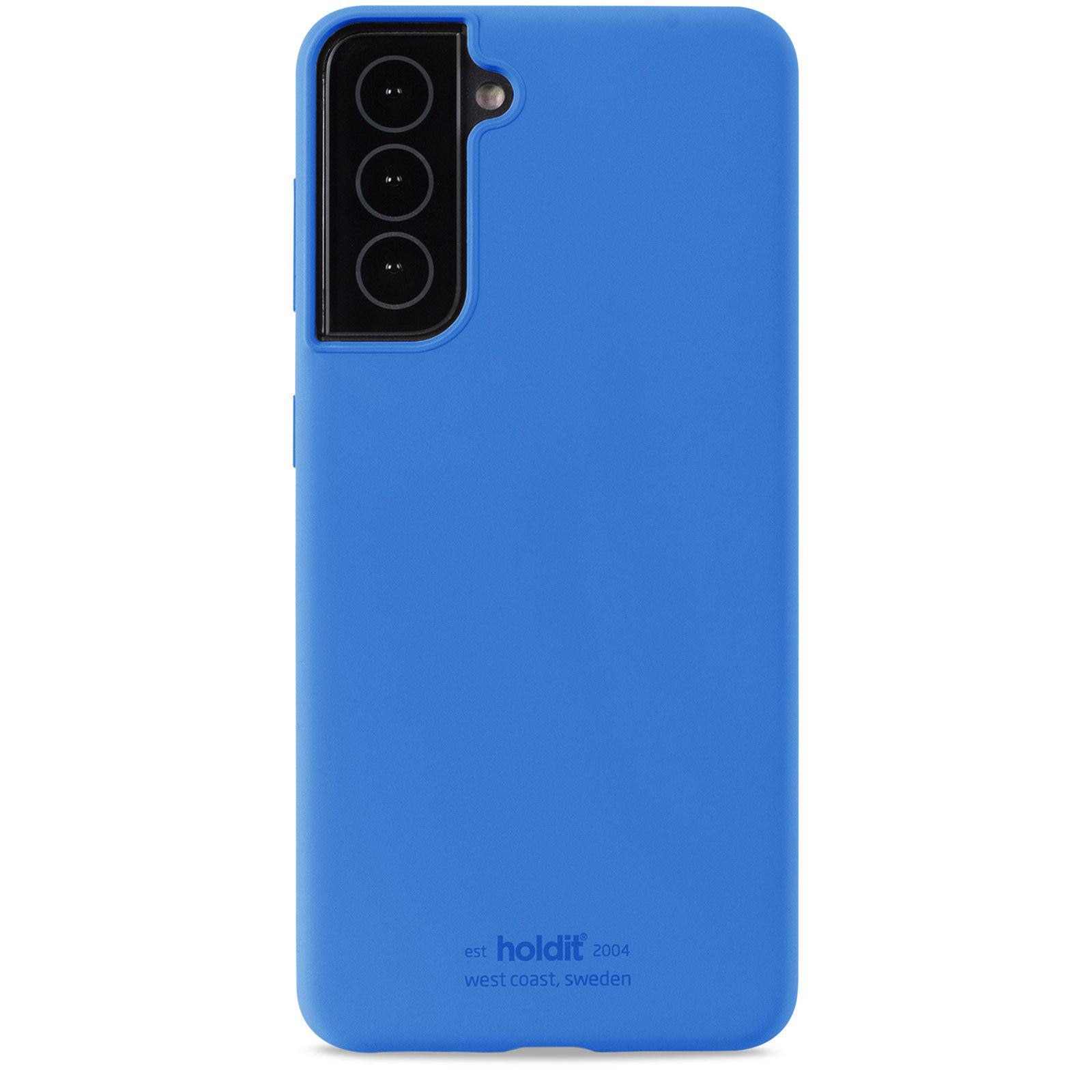 Funda de silicona para Samsung Galaxy S22 Azul