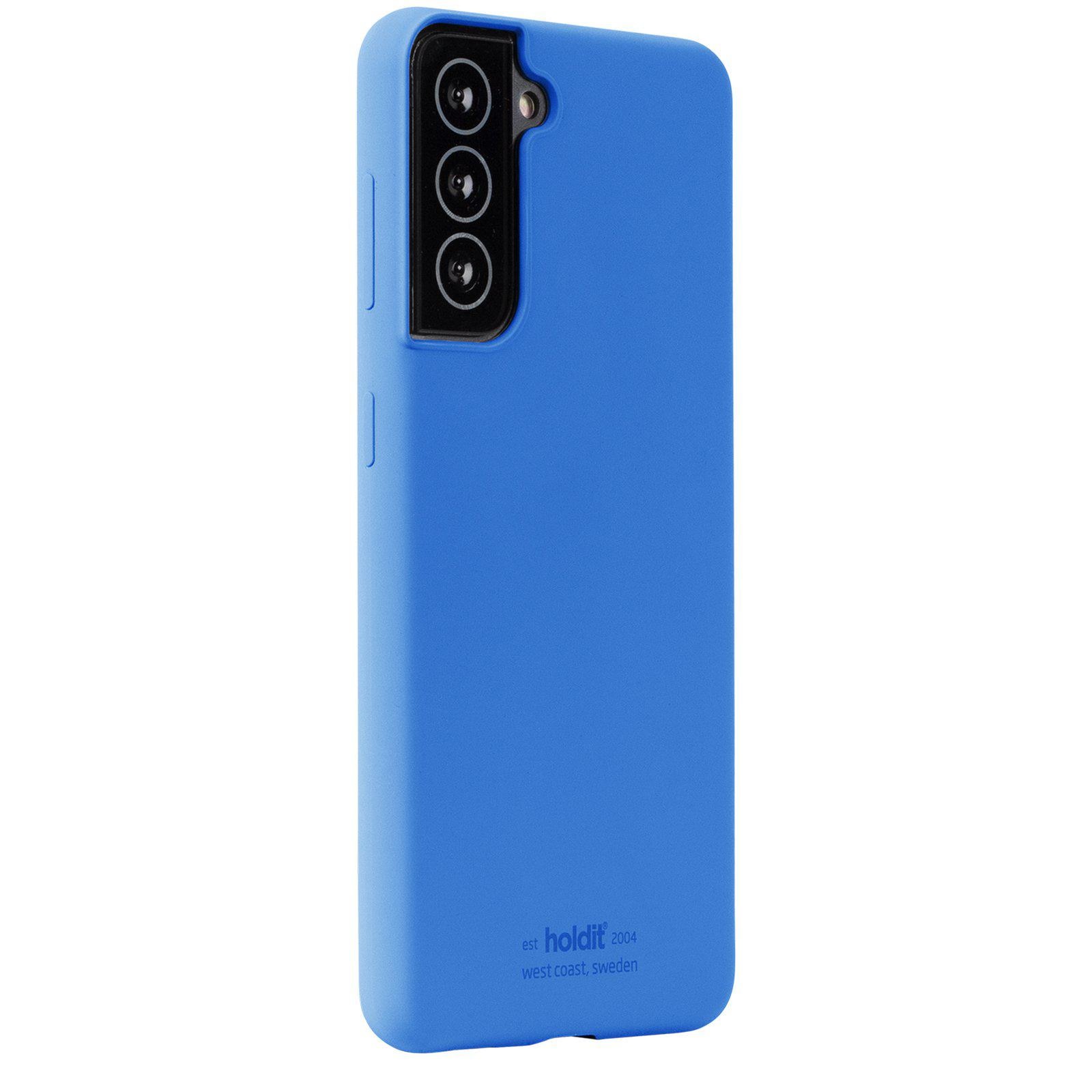 Funda de silicona para Samsung Galaxy S22 Azul