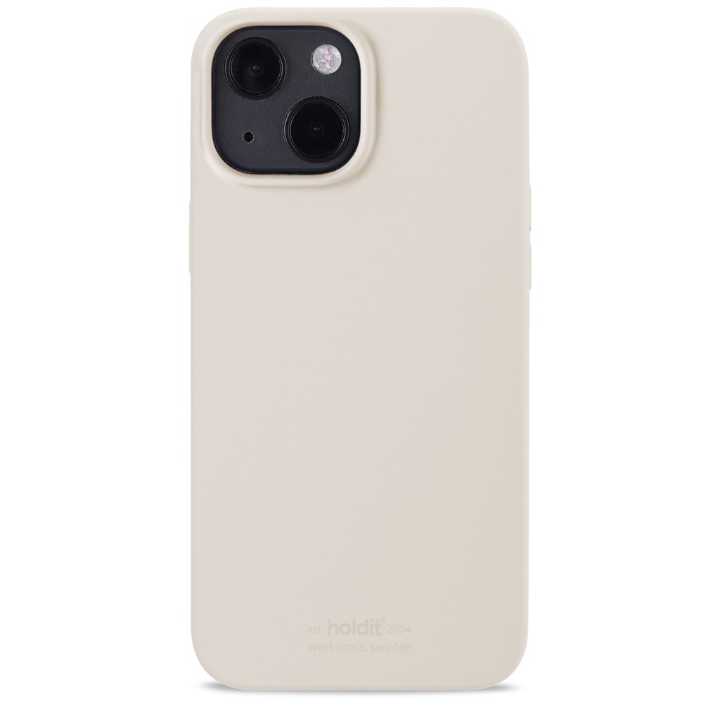 Funda de silicona para iPhone 14 Plus Light Beige