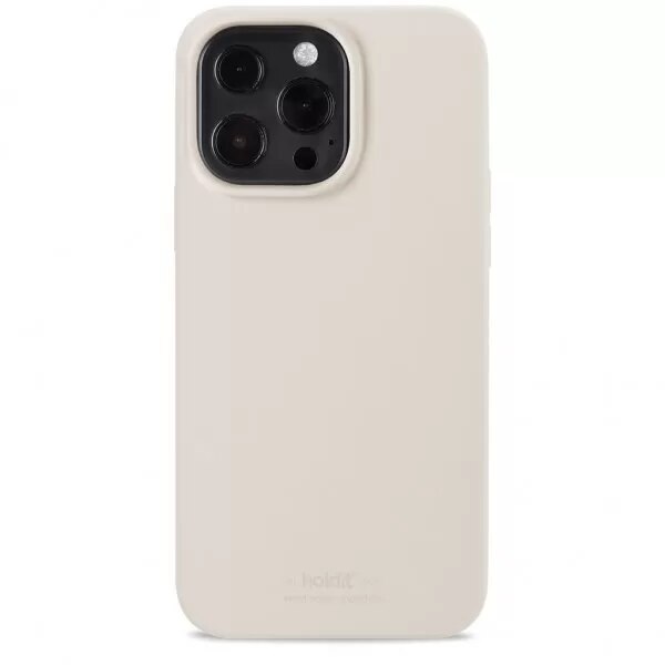 Funda de silicona para iPhone 14 Pro Light Beige