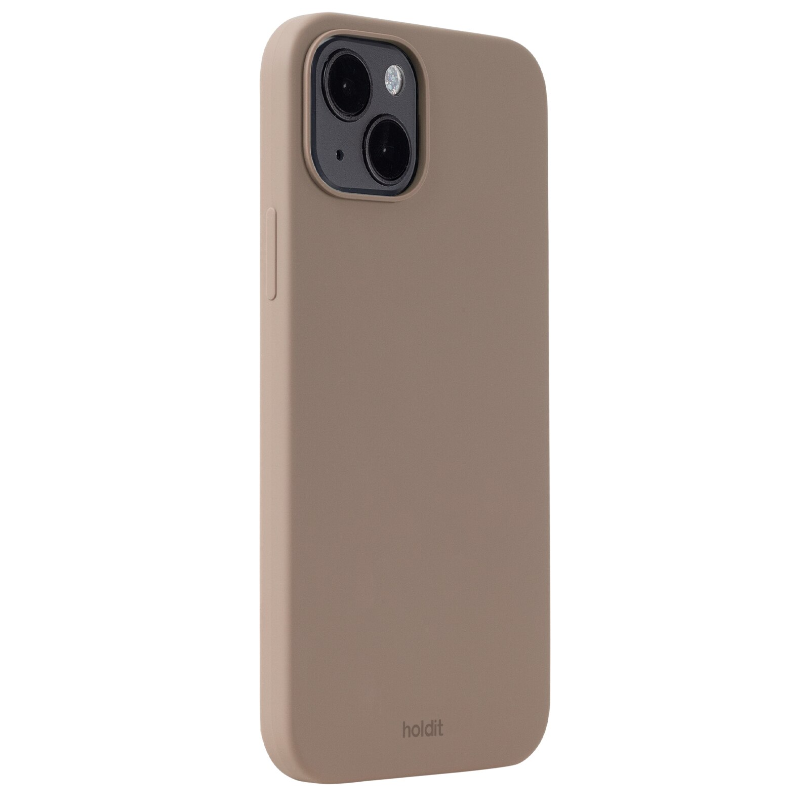 Funda de silicona iPhone 14 Plus Mocha Brown