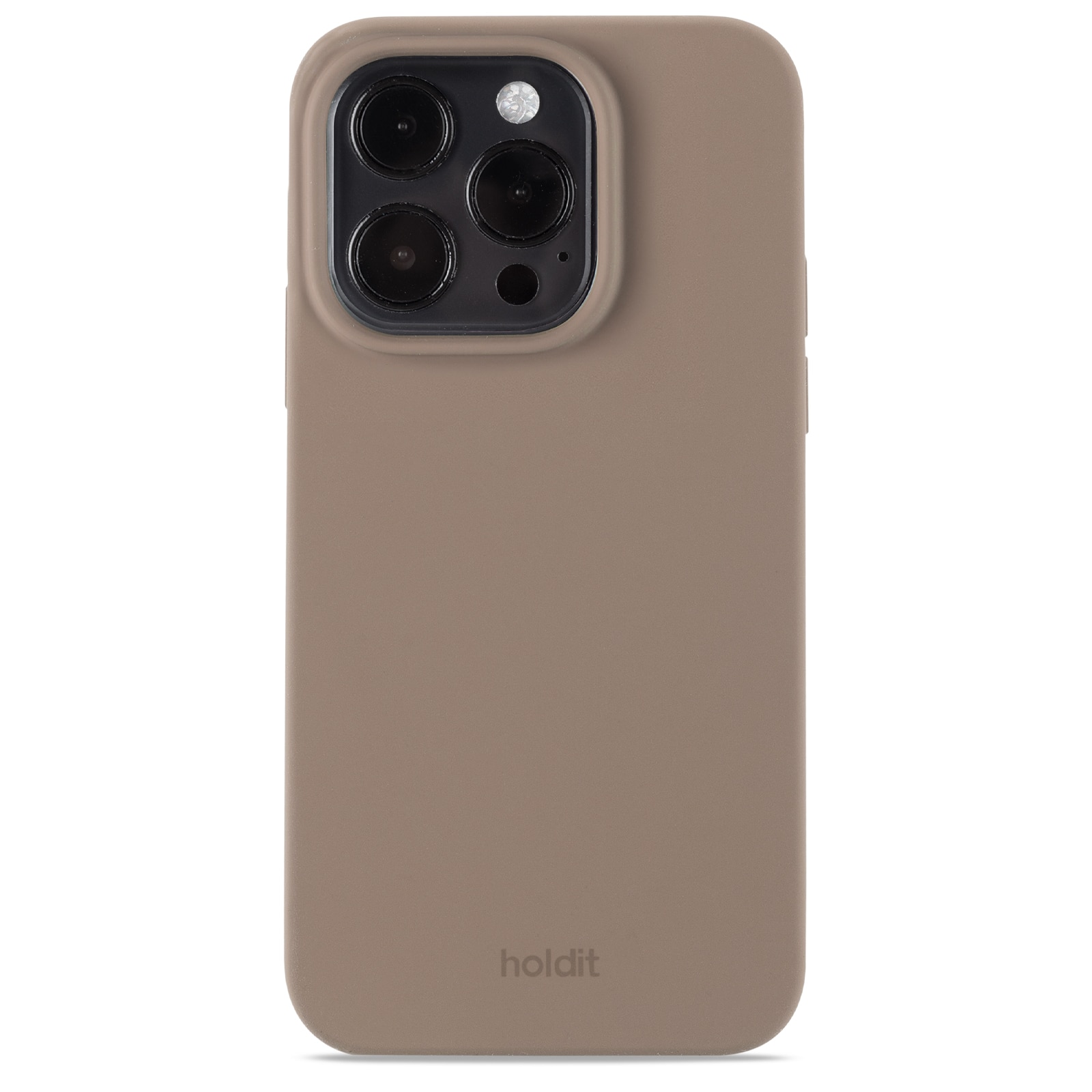 Funda de silicona iPhone 14 Pro Mocha Brown