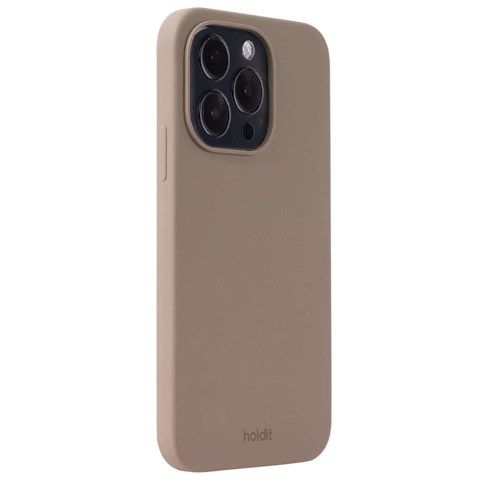 Funda de silicona iPhone 14 Pro Mocha Brown