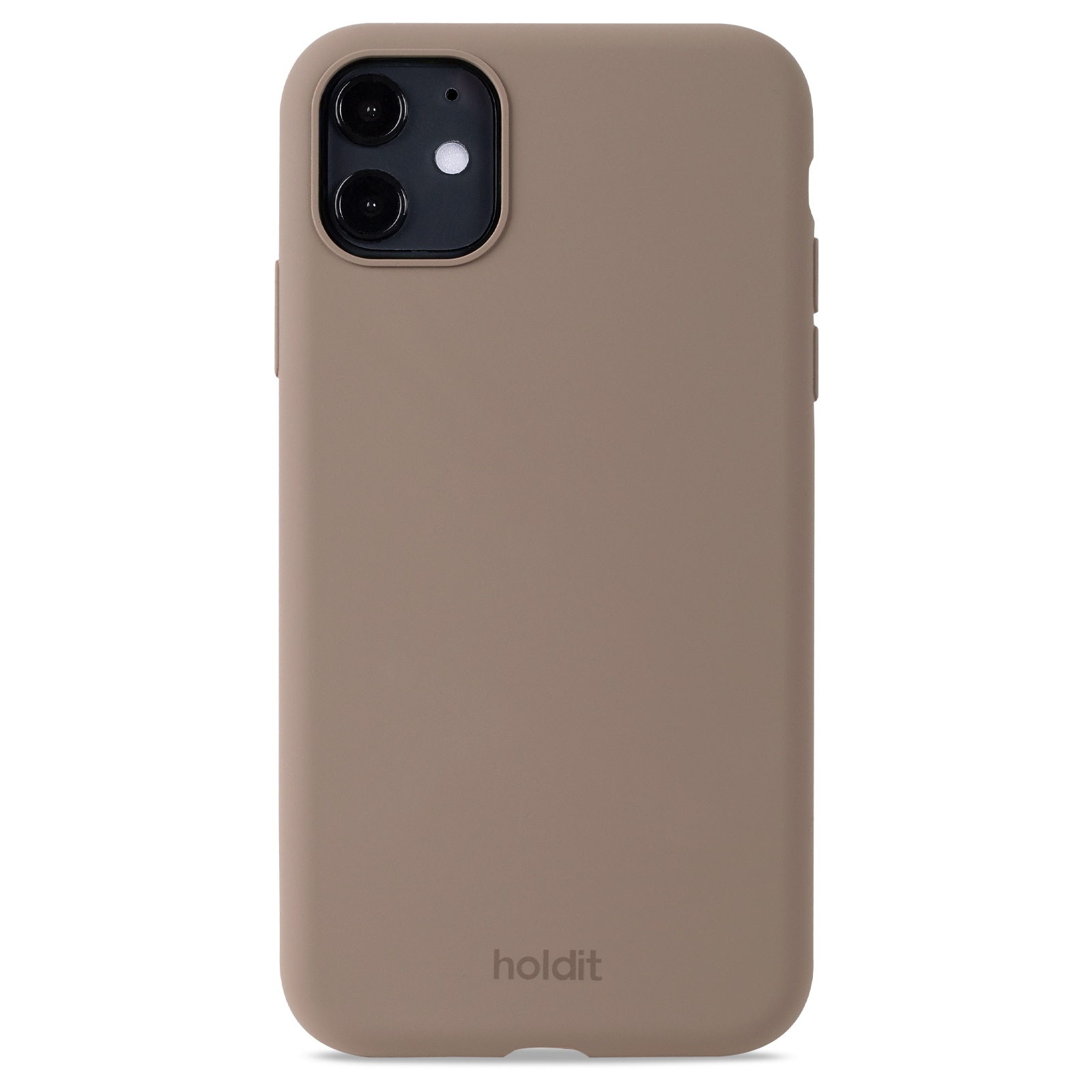 Funda de silicona iPhone 11 Mocha Brown