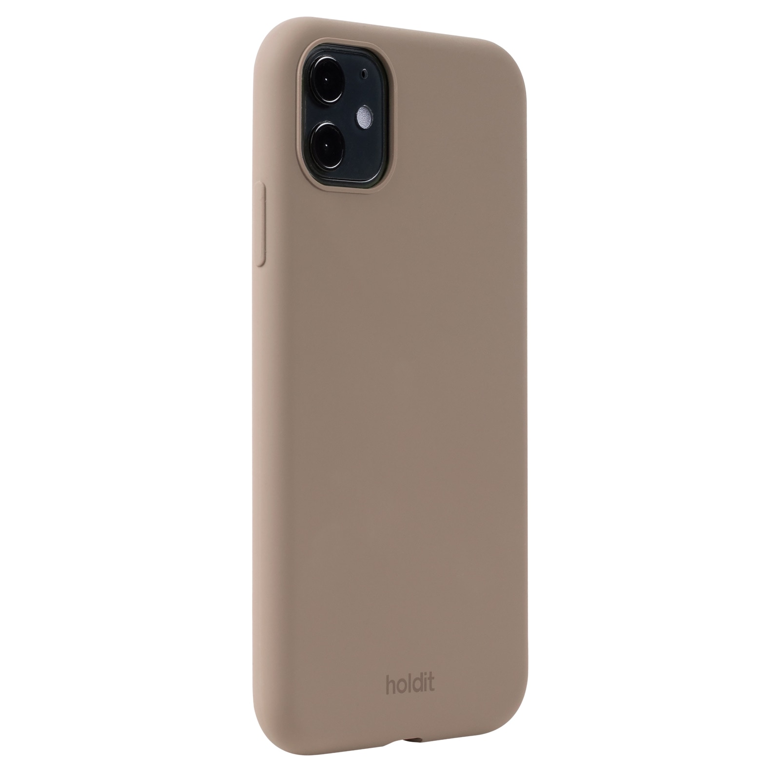 Funda de silicona para iPhone Xr Mocha Brown