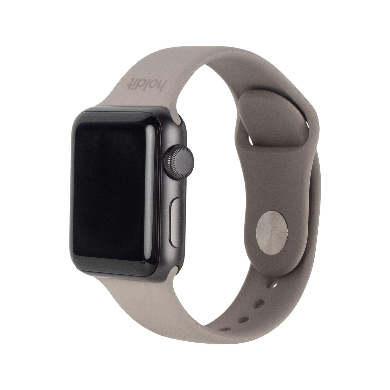 Correa de silicona Apple Watch 38/40/41 mm Taupe