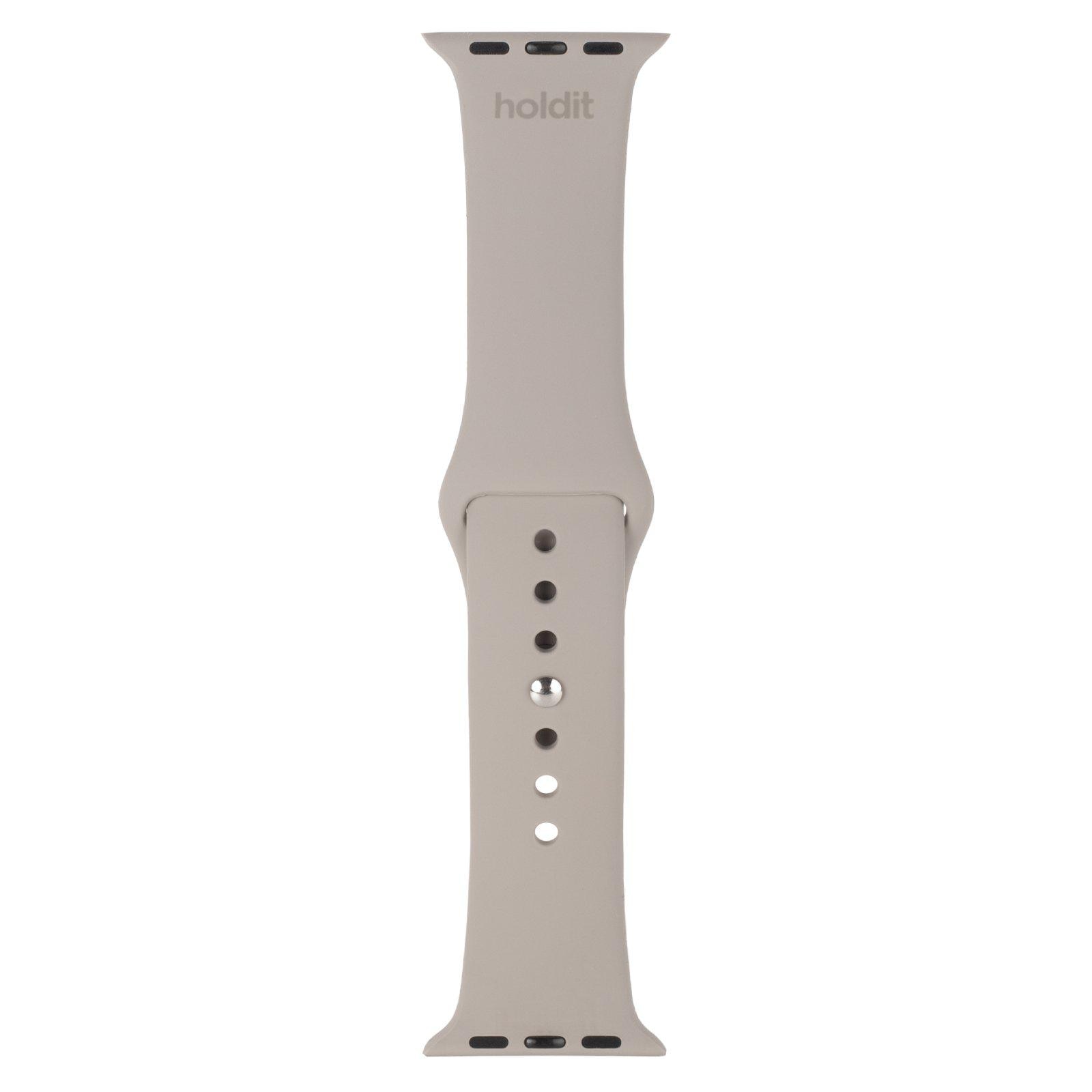 Correa de silicona Apple Watch 45mm Series 9 Taupe