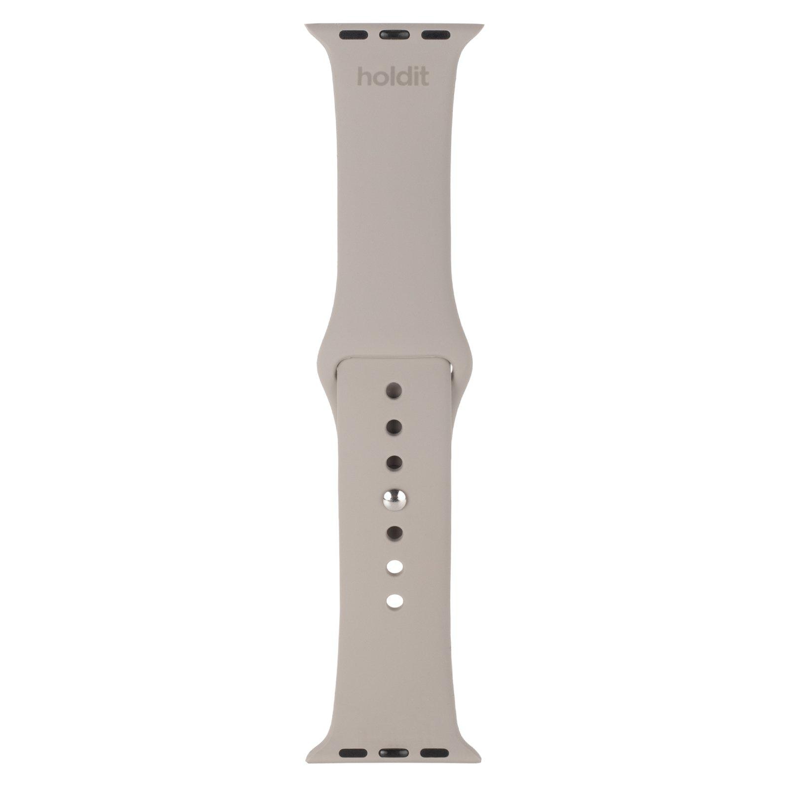 Correa de silicona Apple Watch Ultra 2 49mm Taupe