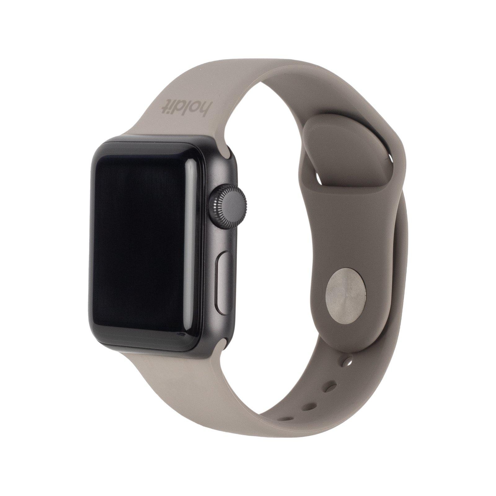 Correa de silicona Apple Watch 45mm Series 9 Taupe