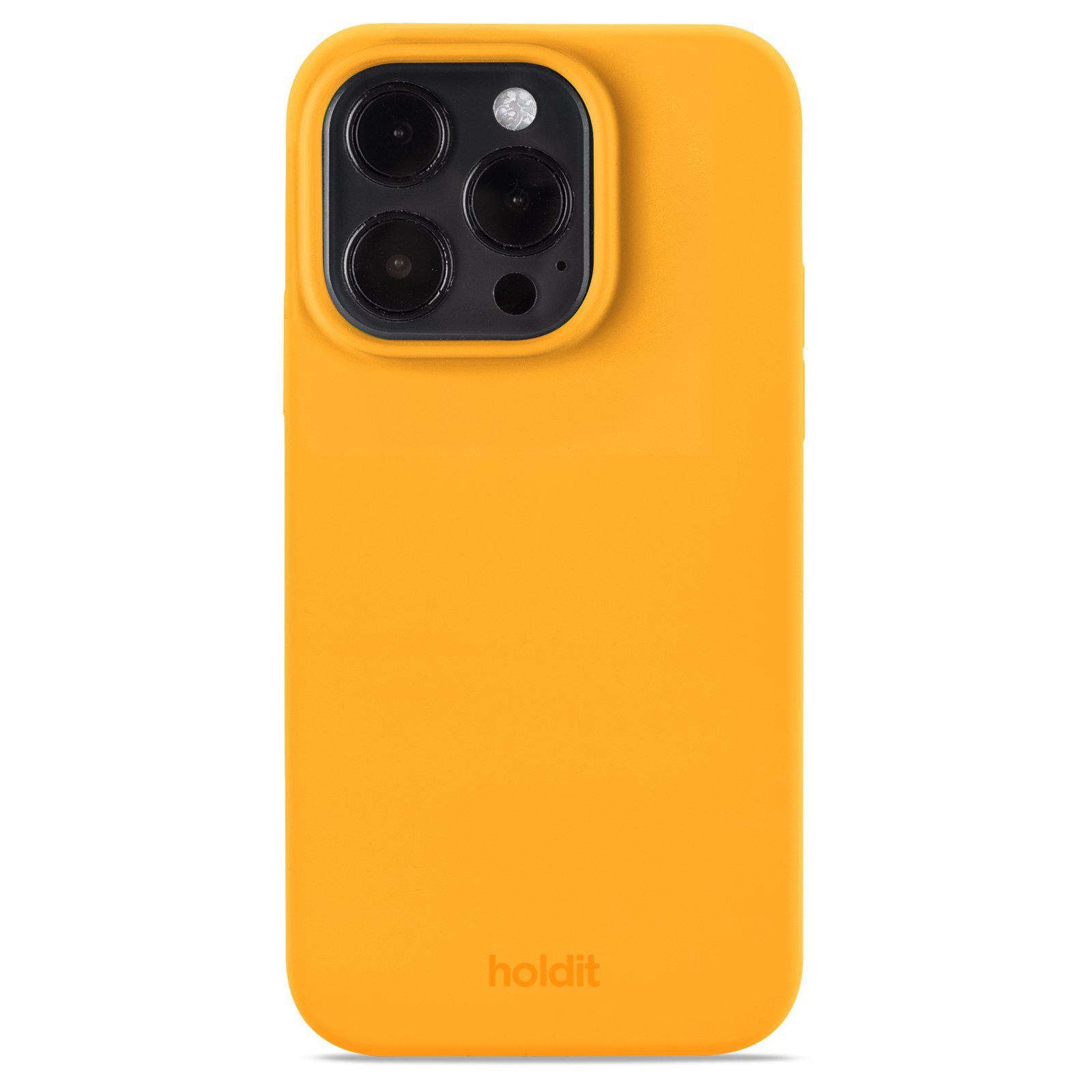 Funda de silicona para iPhone 14 Pro Orange Juice