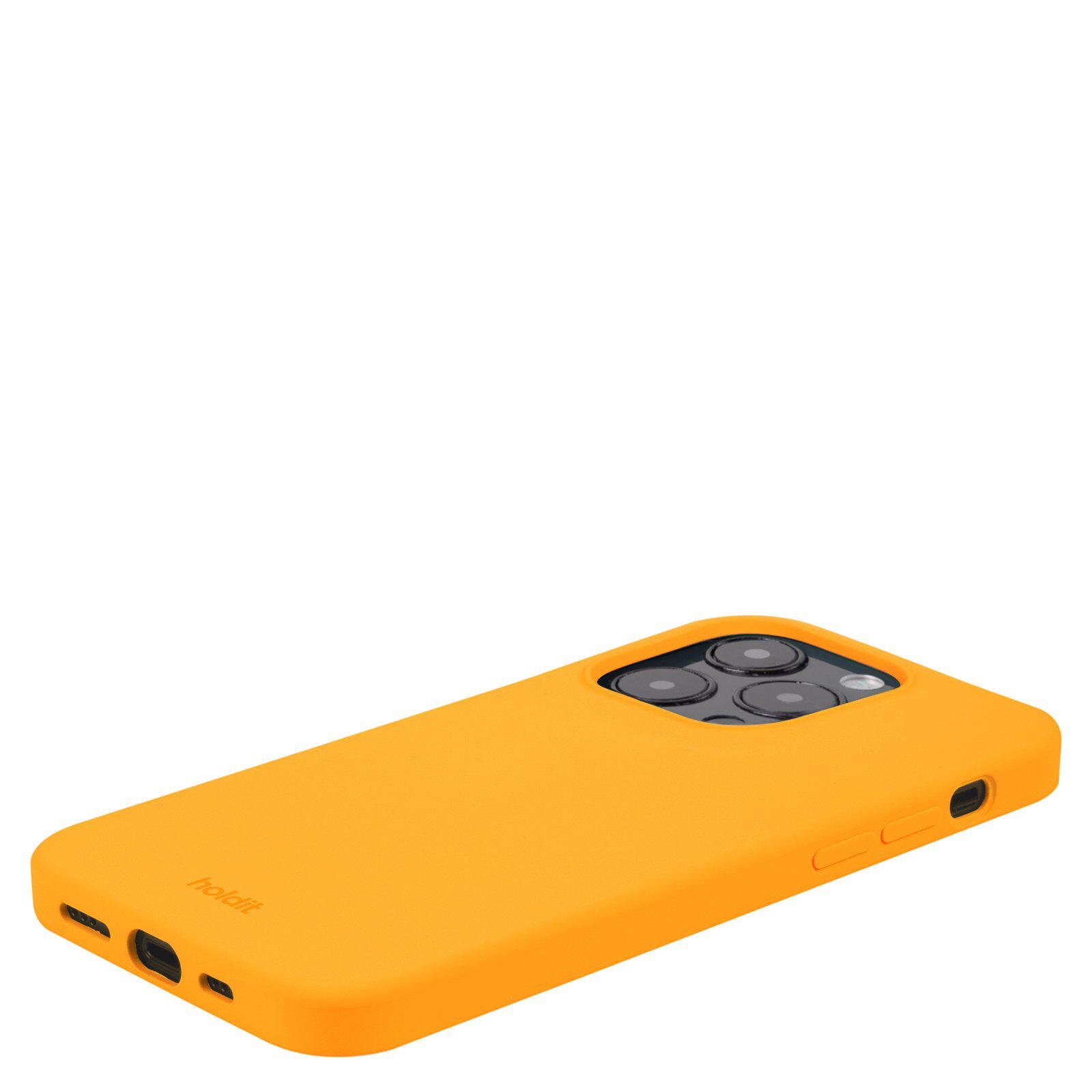 Funda de silicona para Apple iPhone 14 Pro Naranja